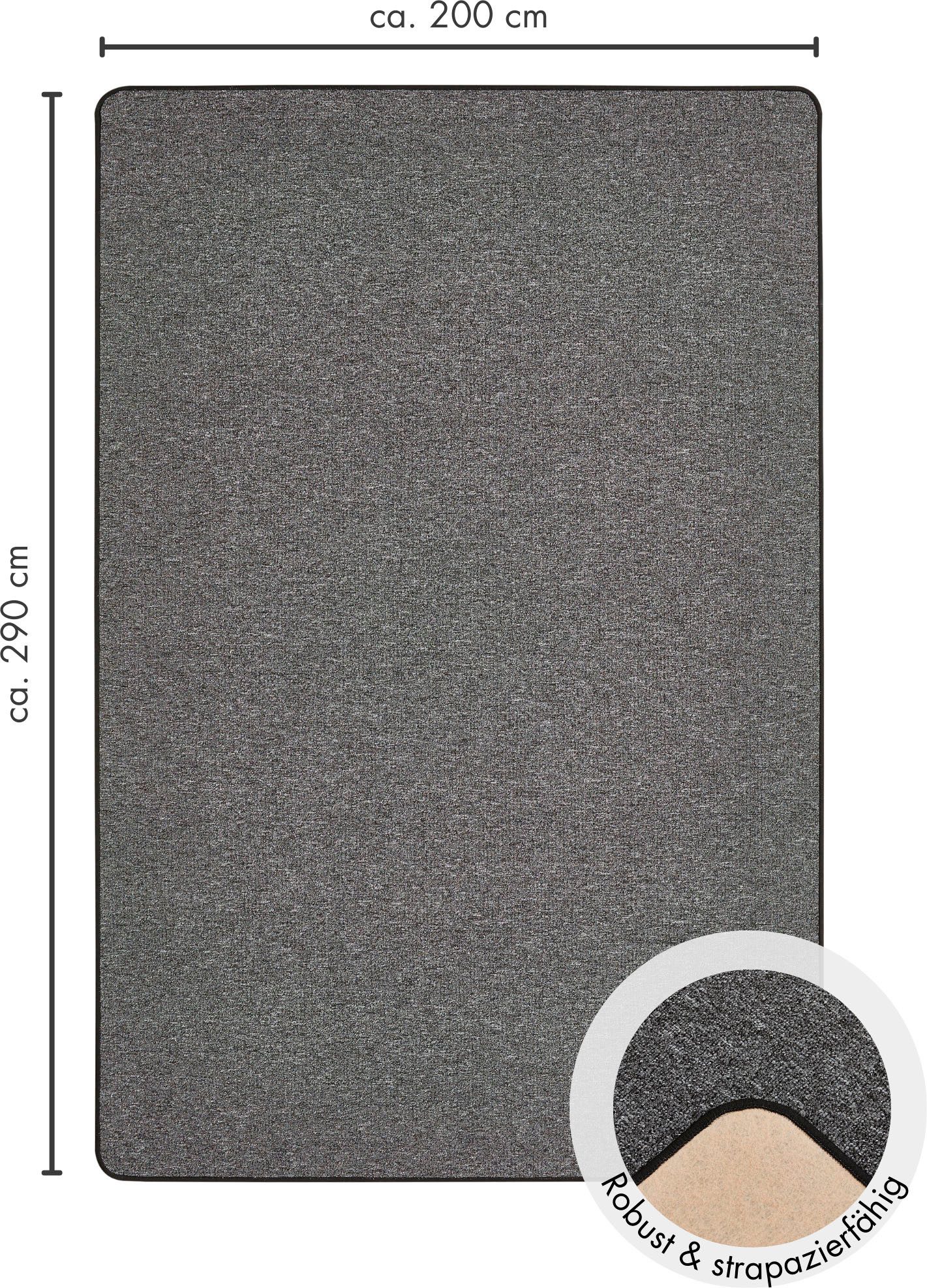 Andiamo Vloerkleed Luton, Made in Germany gemêleerde look, ook als loper, woonkamer & slaapkamer