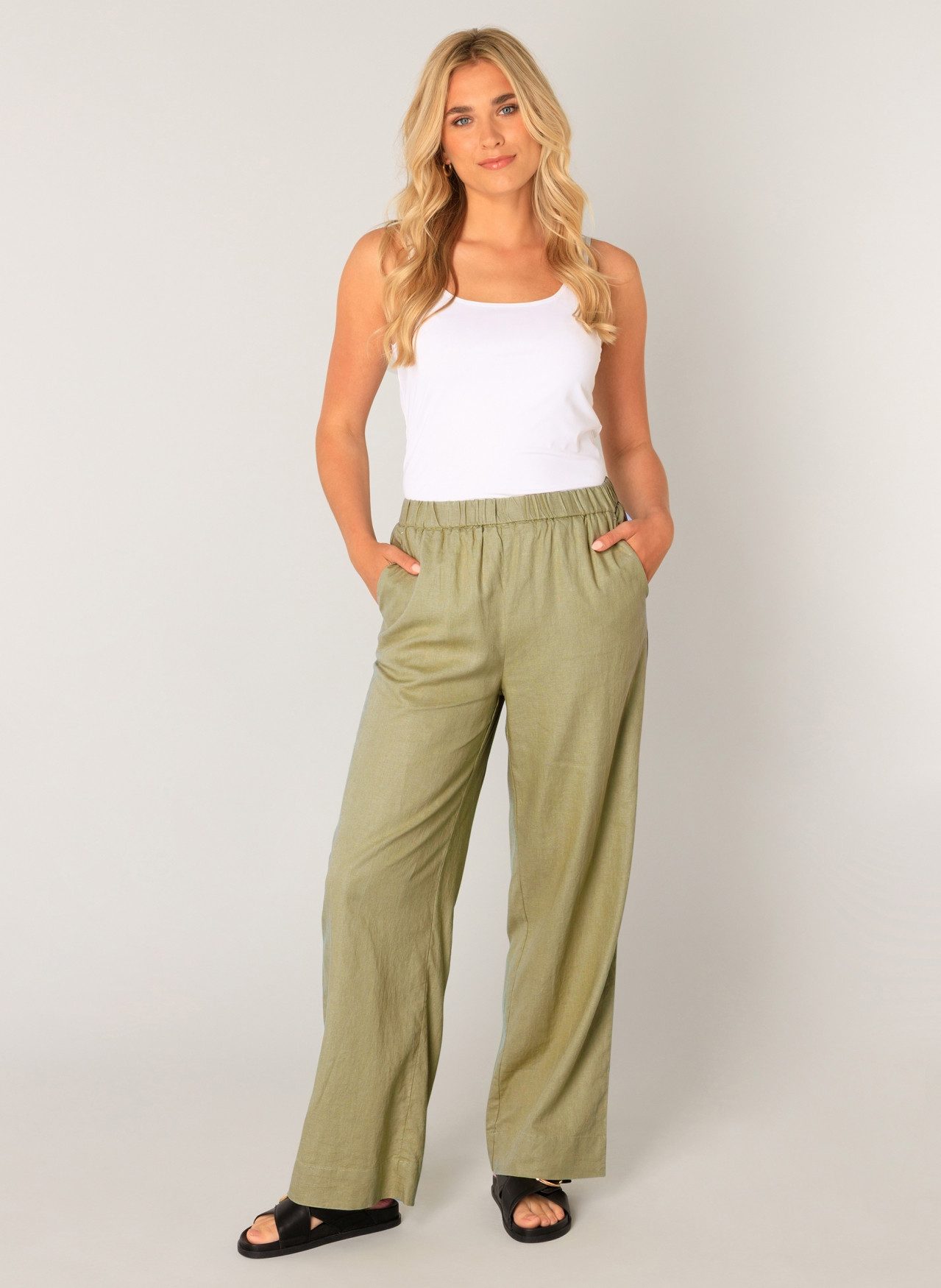 Base Level Linnen broek YUL