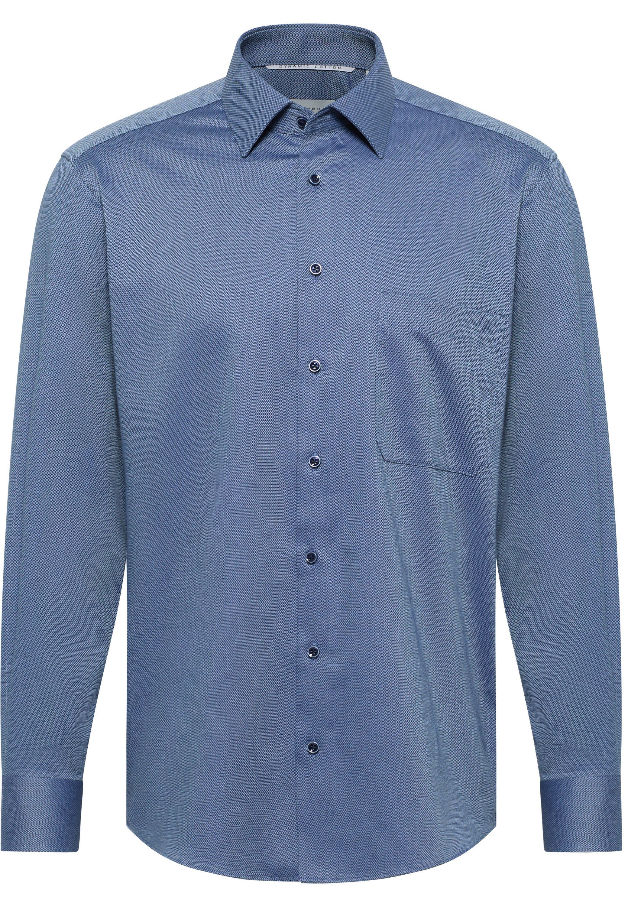 Eterna Overhemd met lange mouwen Comfort fit NON IRON (strijkvrij)