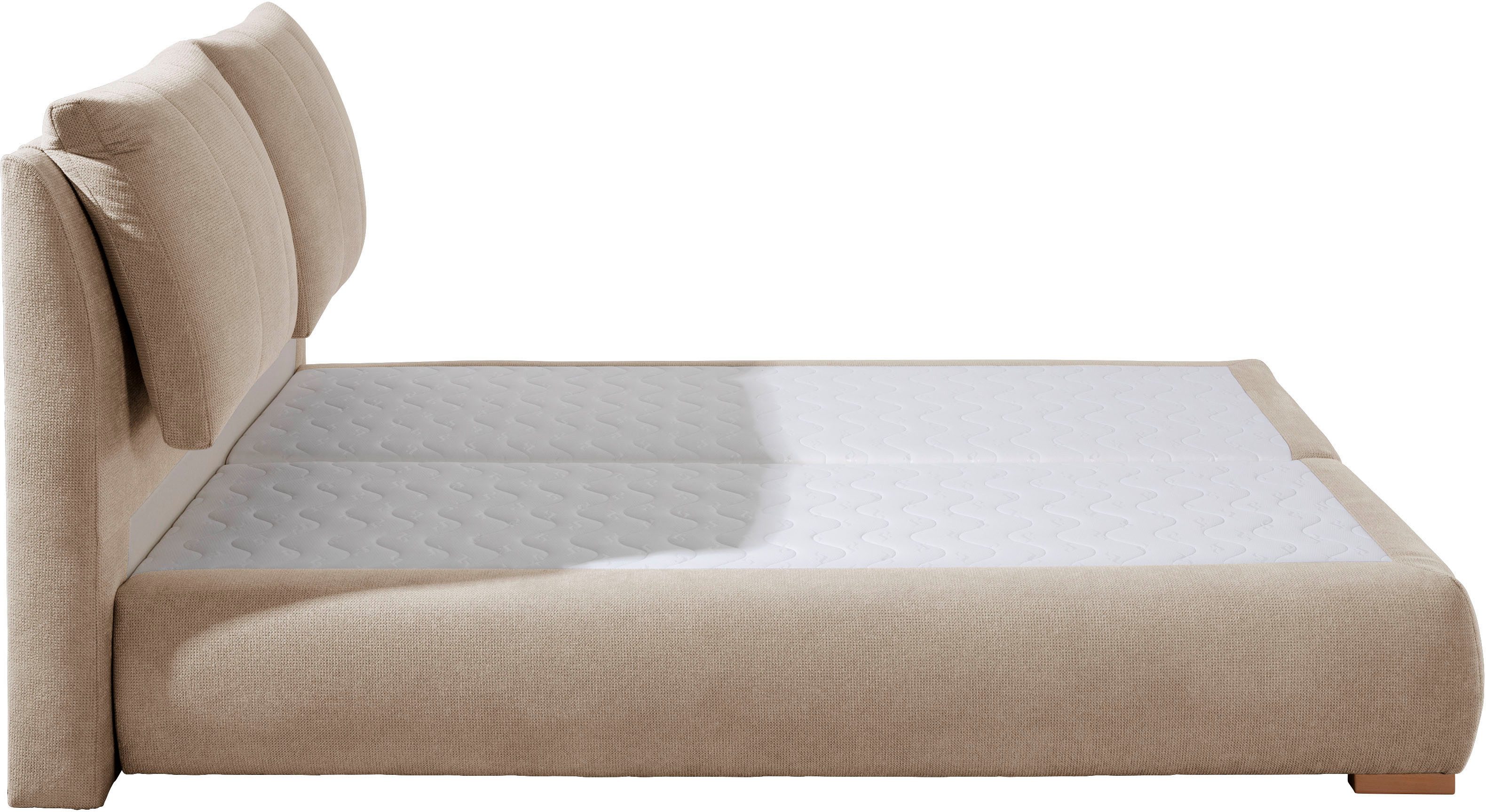 Home affaire Boxspring Breitenthal afneembare rugkussens met klittenband