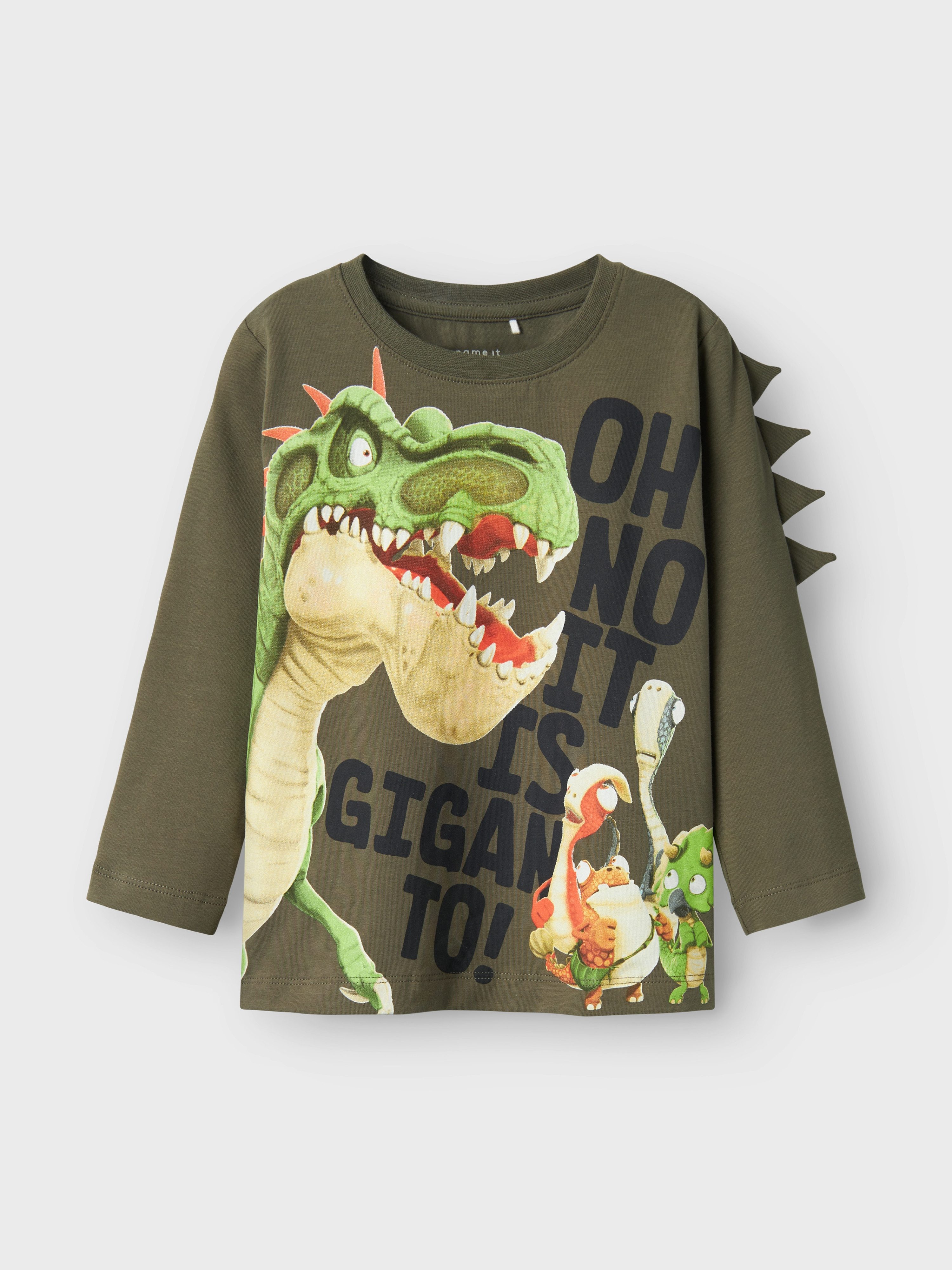 Name It Shirt met lange mouwen NMMDOVID GIGANTO NREG LS TOP NOOS VDE