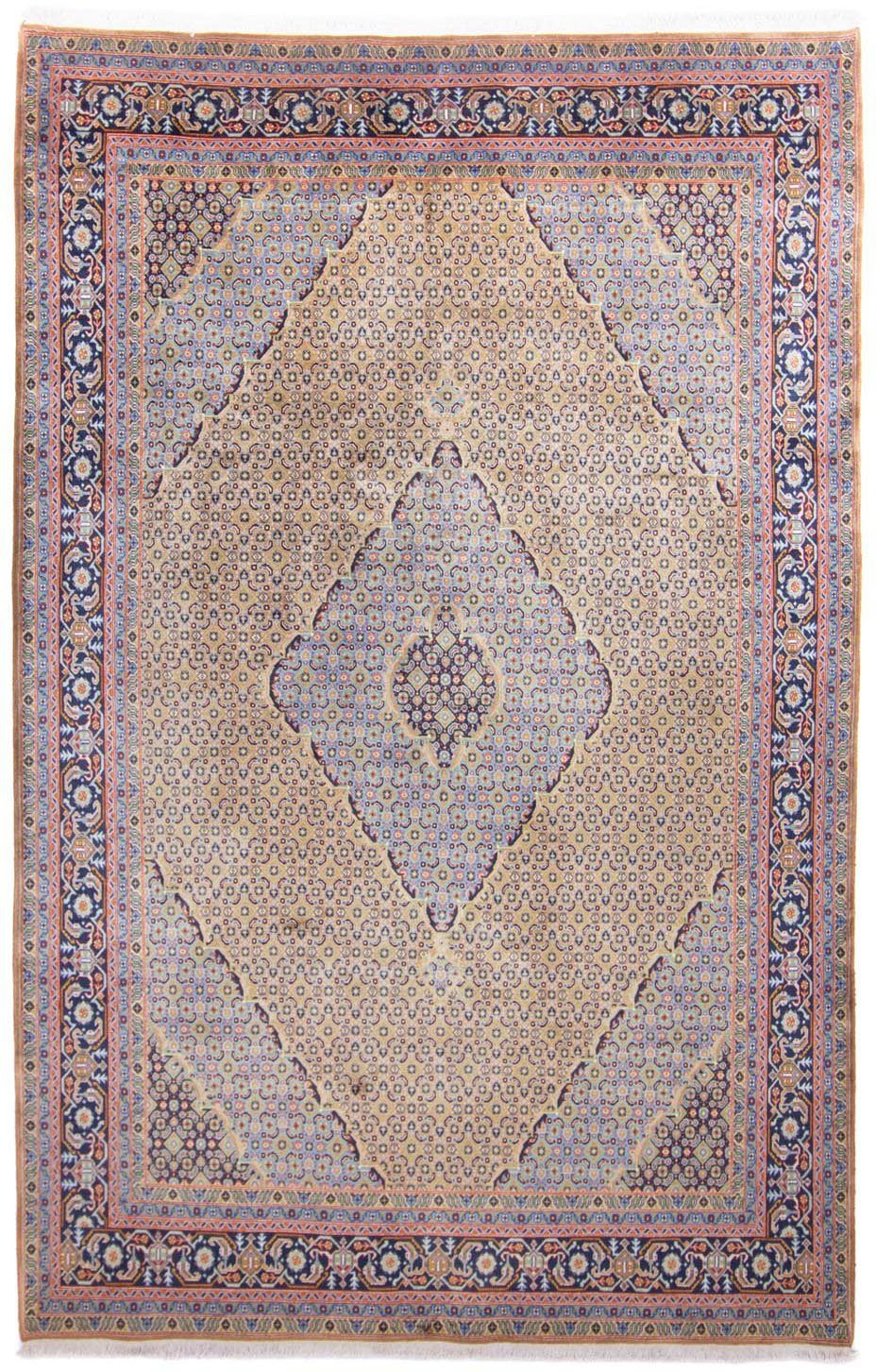 morgenland Wollen kleed Ardebil medaillon marone chiaro 322 x 200 cm Uniek exemplaar met certificaat