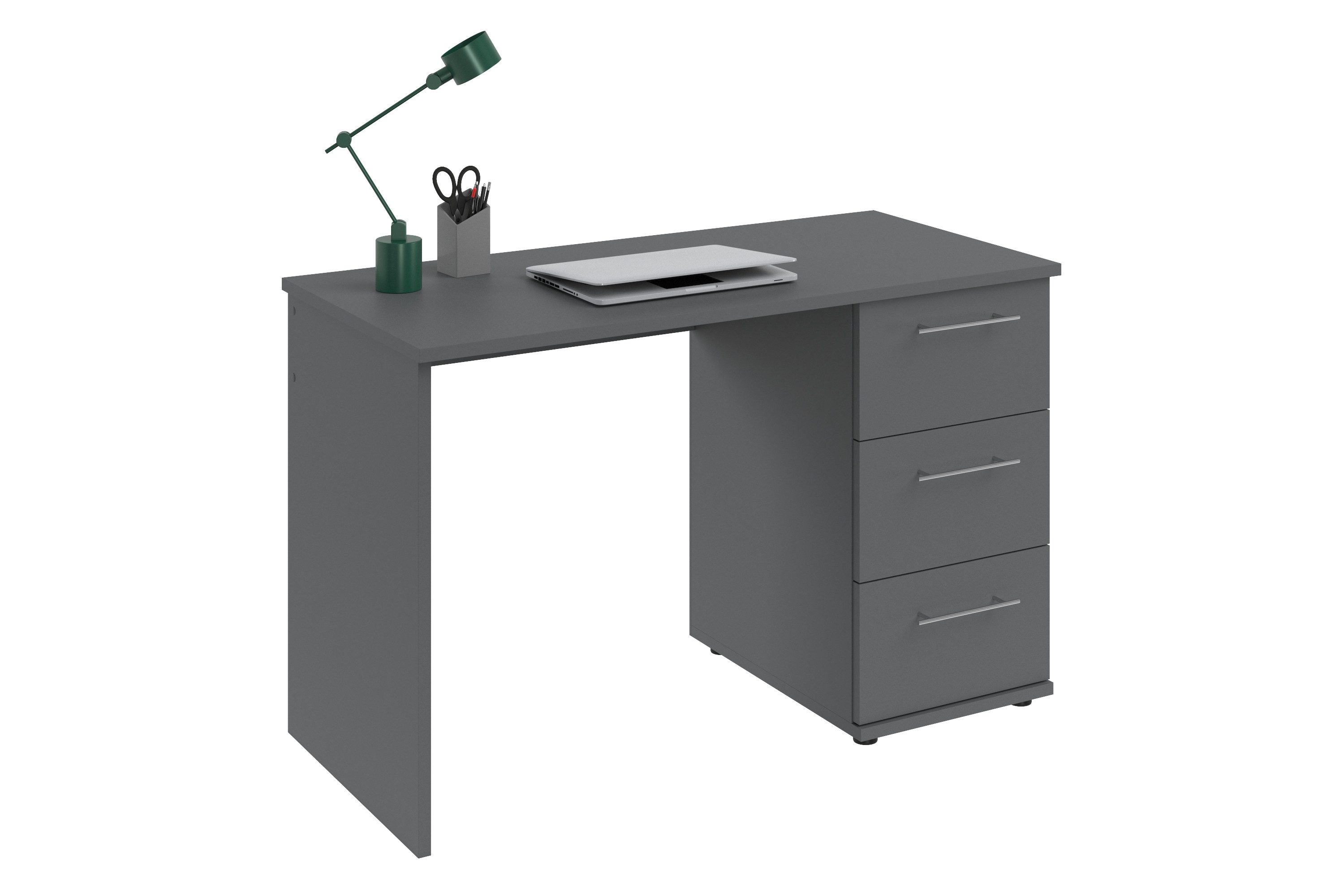 VOGL Möbelfabrik Bureau Tobi, optioneel met toetsenborduitrekking, met 3 lades, breedte 115 cm, made in germany