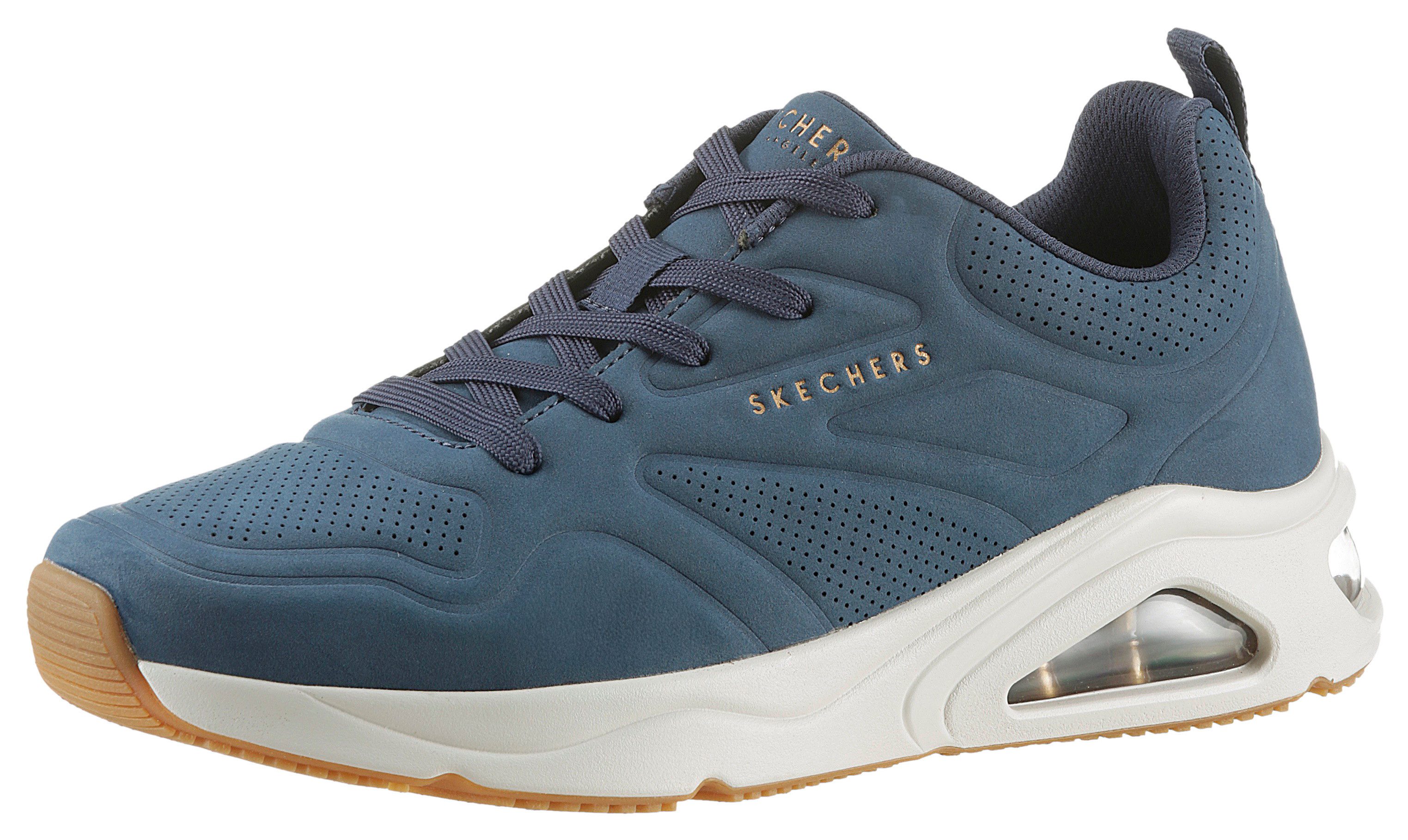 Skechers Sneakers TRES-AIR UNO freizeitschoen, lage schoen, veterschoen met skech-air-luchtkussens