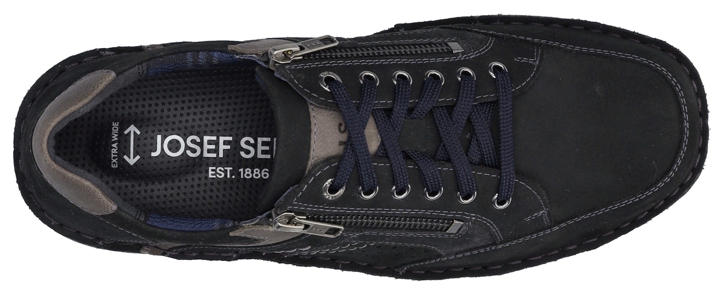 Josef Seibel Veterschoenen New Anvers 87 , comfort-schoen, comfort-schoen, vrijetijdsschoen in extra brede vorm