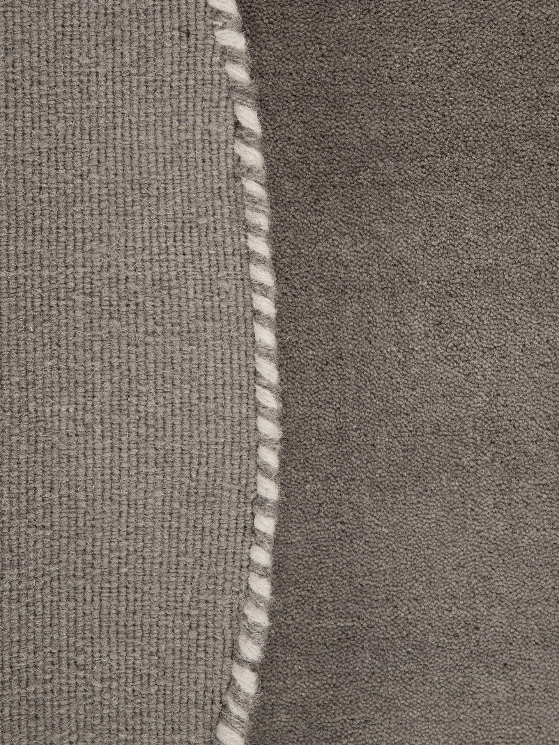 carpetfine Wollen kleed Gabbeh Lola Uni met natuurlijk plantaardig materiaal handgeweven, ook als loper