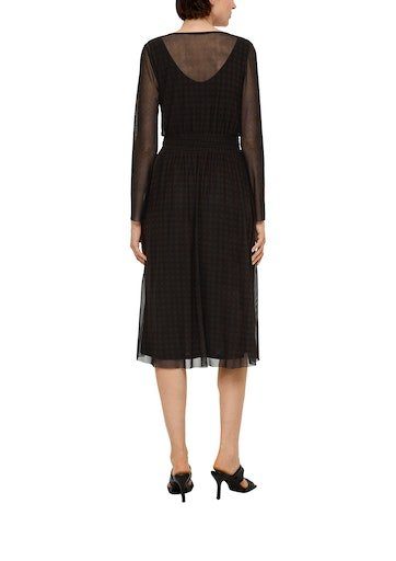 s.Oliver BLACK LABEL Meshjurk met smoke detail
