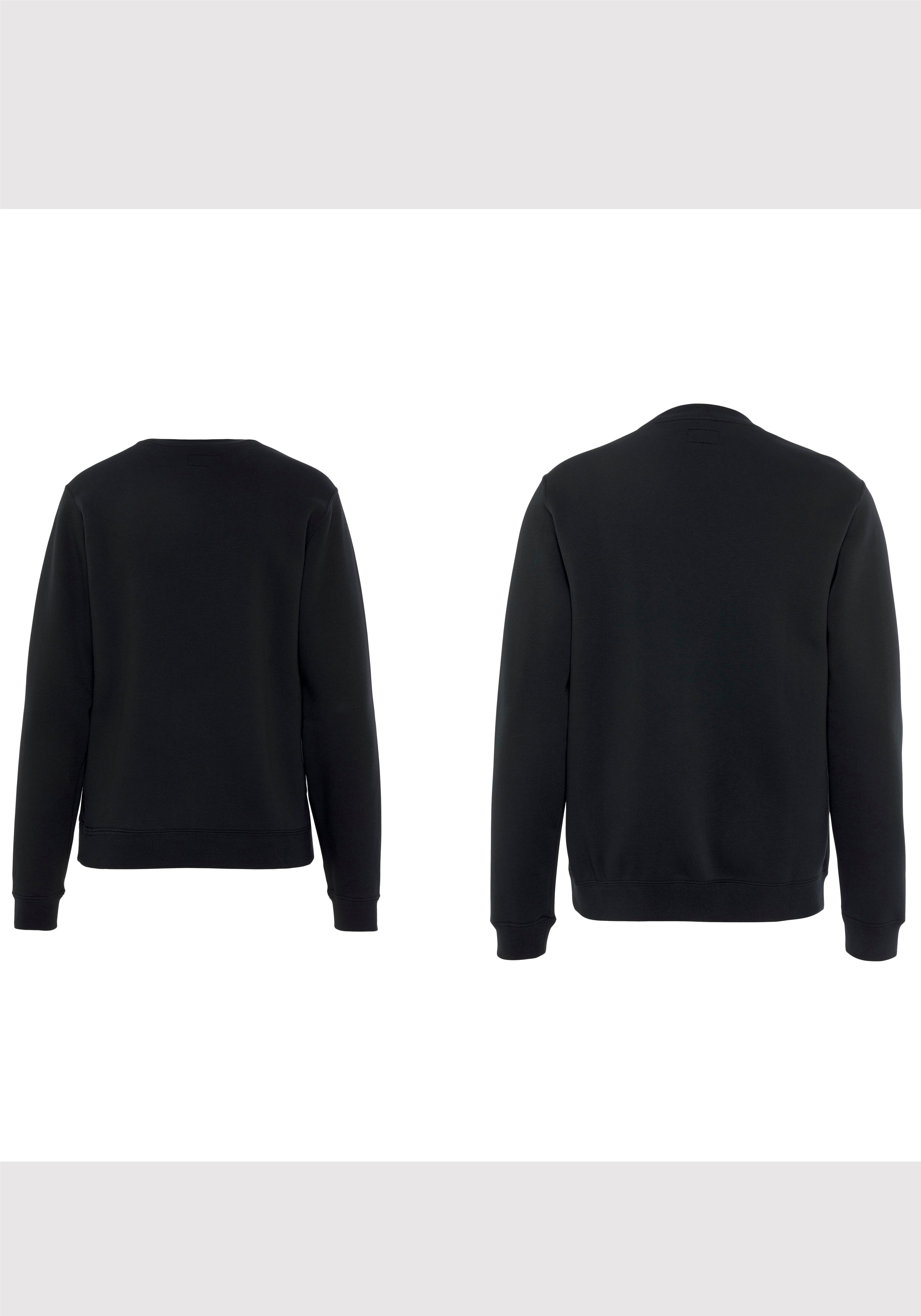 Converse Sweatshirt GO-TO EMBROIDERED STAR CHEVRON BRUSHED BACK FLEECE CREW SWEATSHIRT