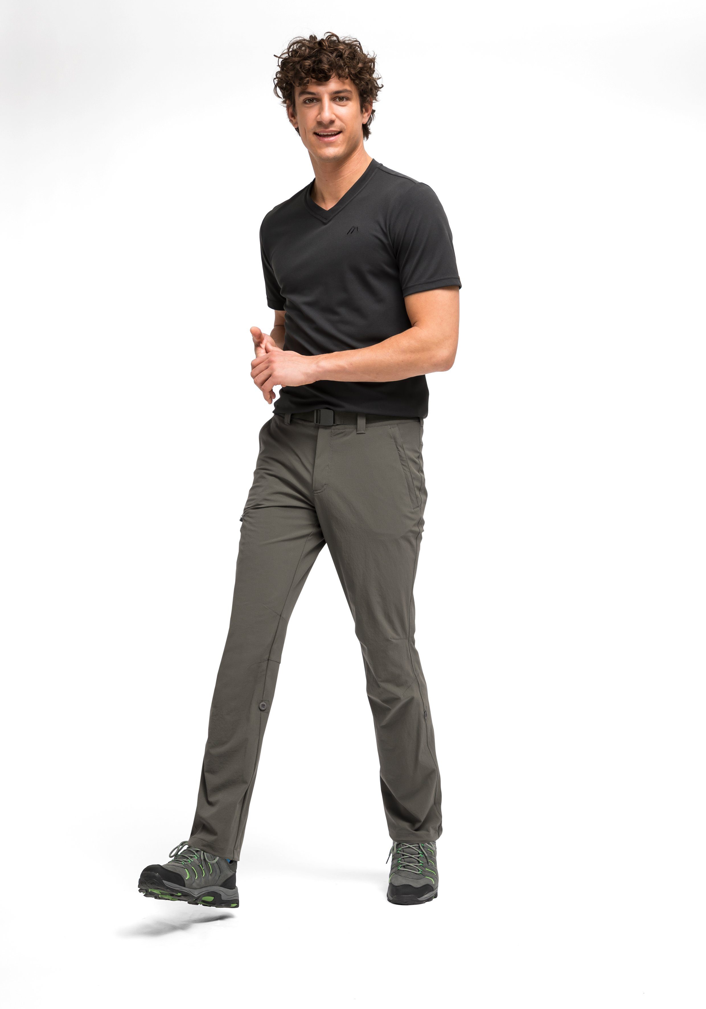 Maier Sports Functionele broek Nil Herenwandelbroek, ventilerende outdoorbroek met oprolfunctie