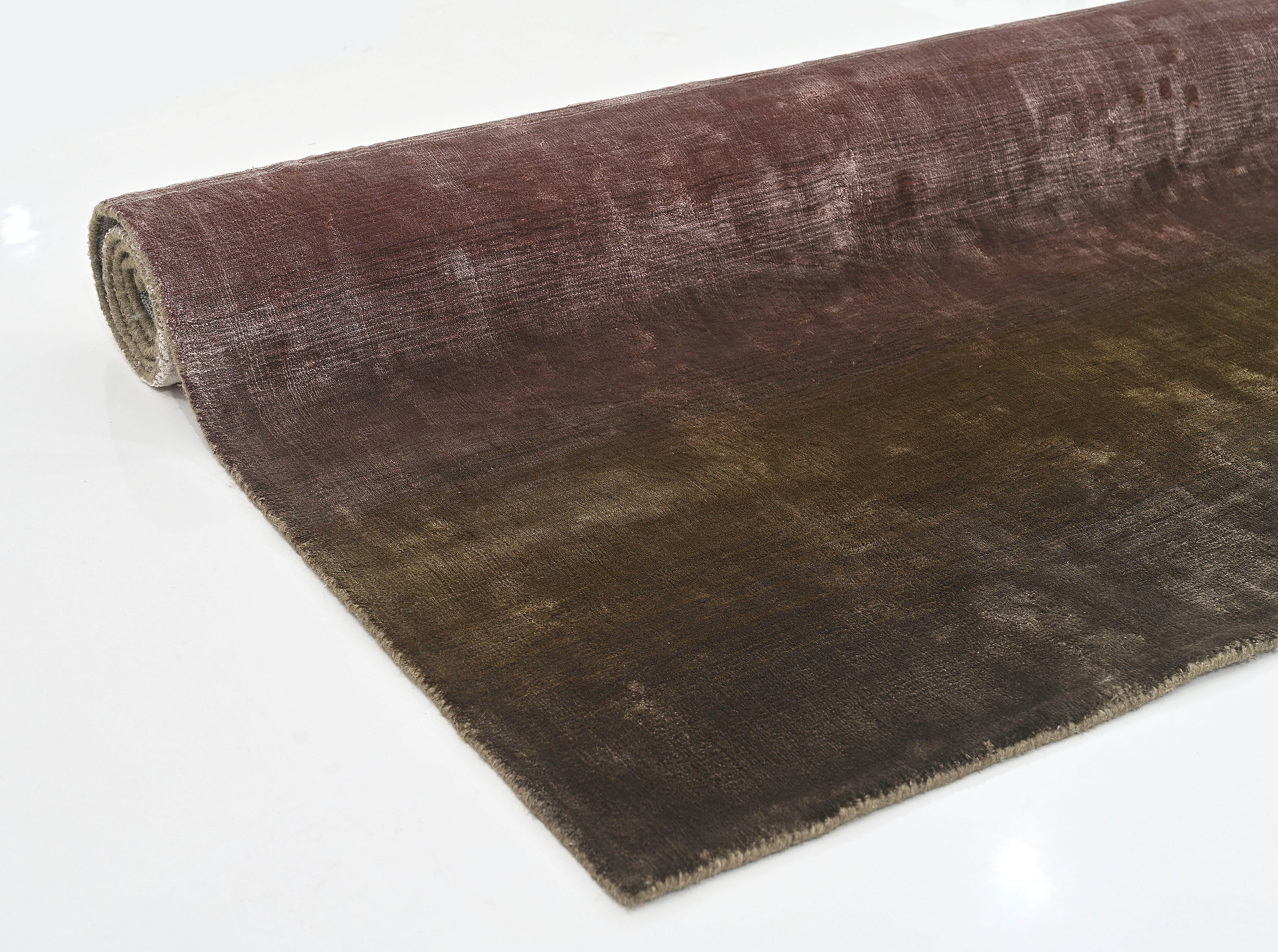 Home affaire Vloerkleed Katalin, met de hand geweven, vloerkleden van 100% viscose, in kleur changerend