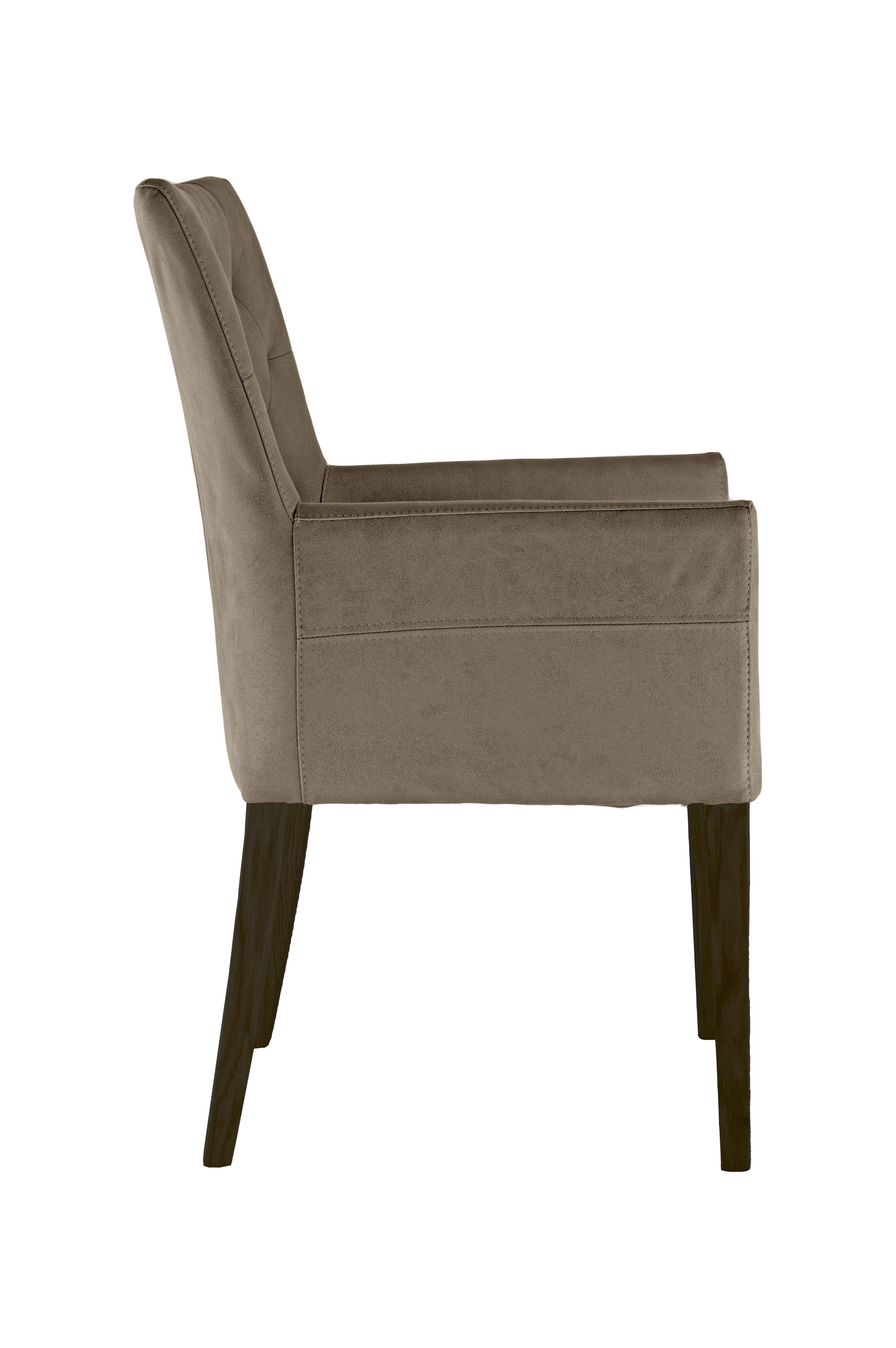Home affaire Stoel met armleuningen Colorado Frame van massief hout (1 stuk)