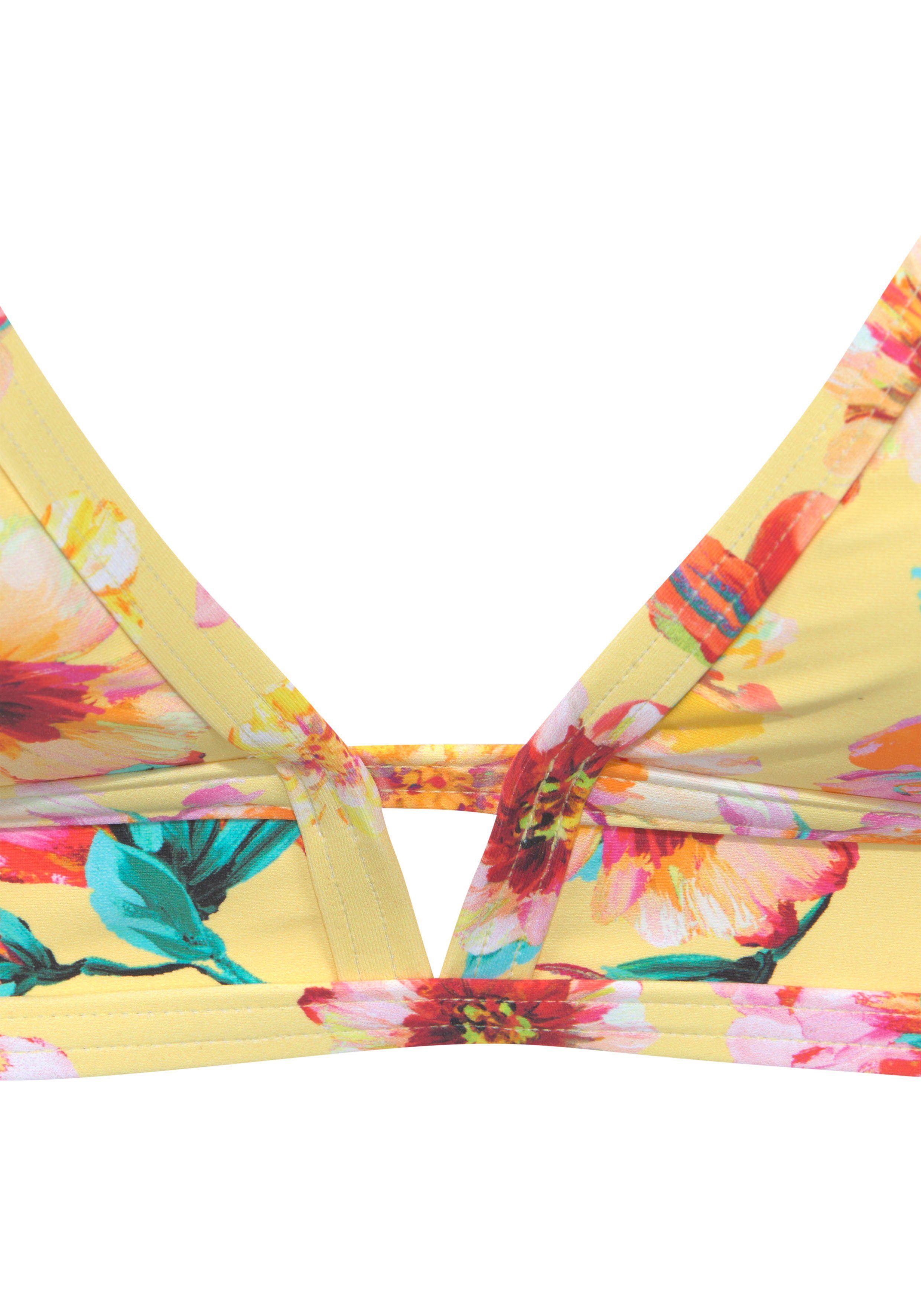 Sunseeker Triangel-bikinitop Mila met gebloemd design