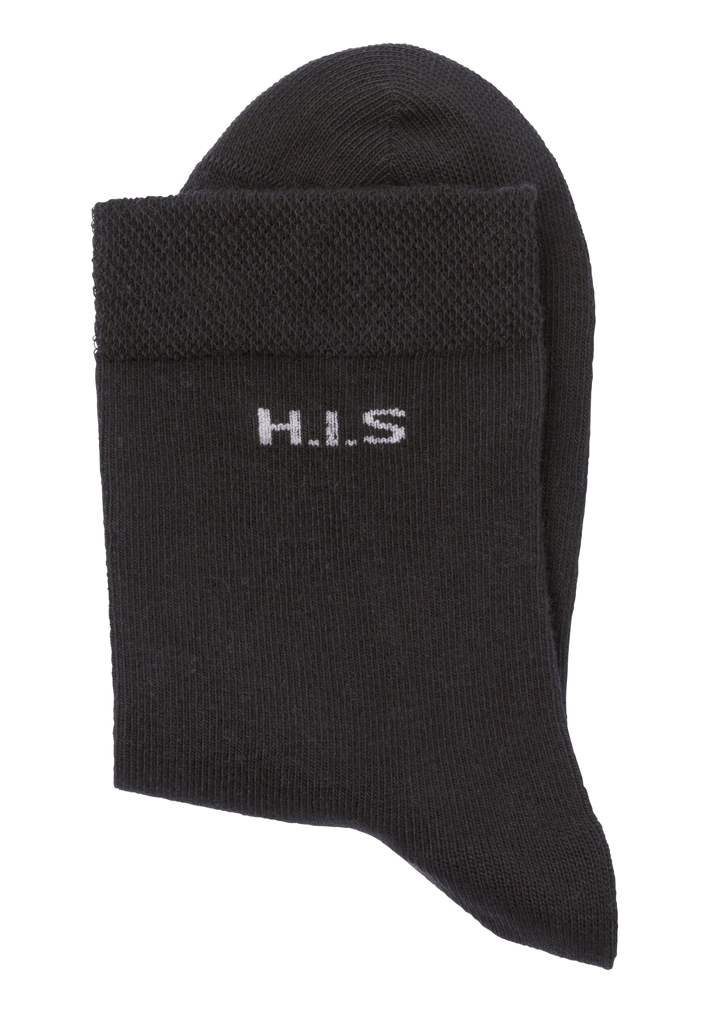 H.I.S Sokken zonder snijdende boord (set, 4 paar)