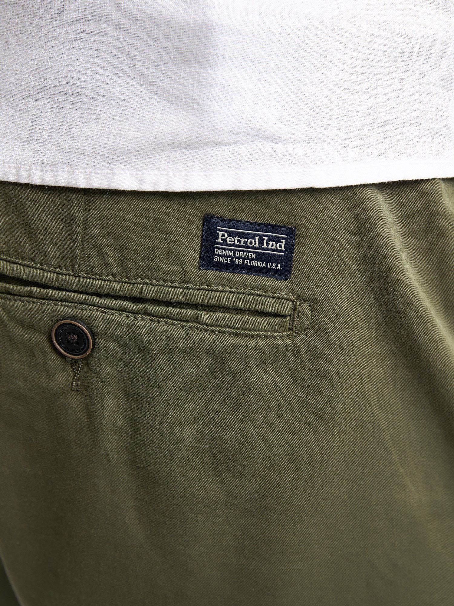 Petrol Industries Chino-short met riem