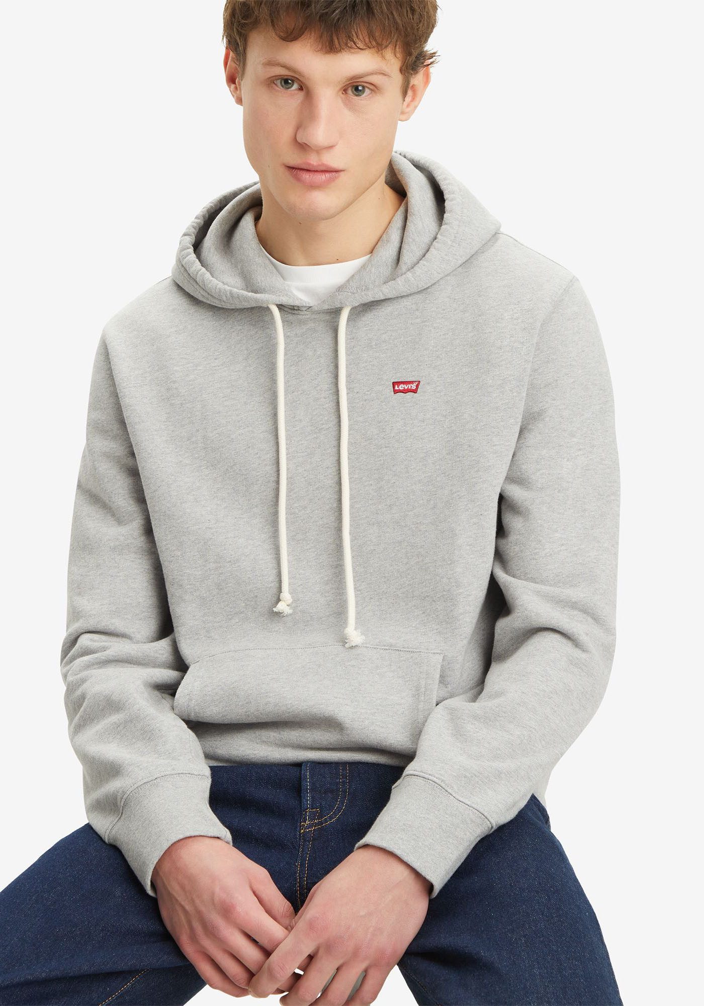 Levi's Hoodie NEW ORIGINAL HOODIE met klein batwing-logo