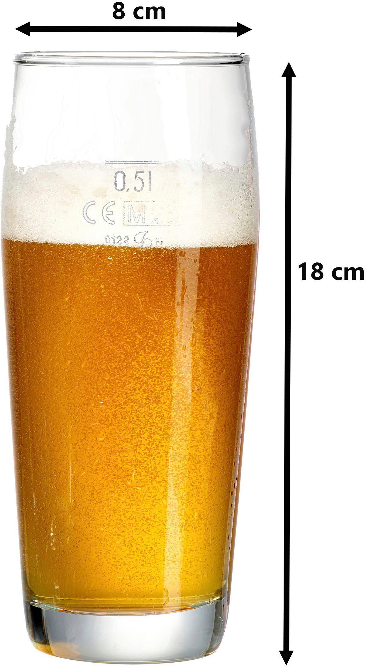 Ritzenhoff & Breker Bierglas Willi 500 ml(set, 6-delig)