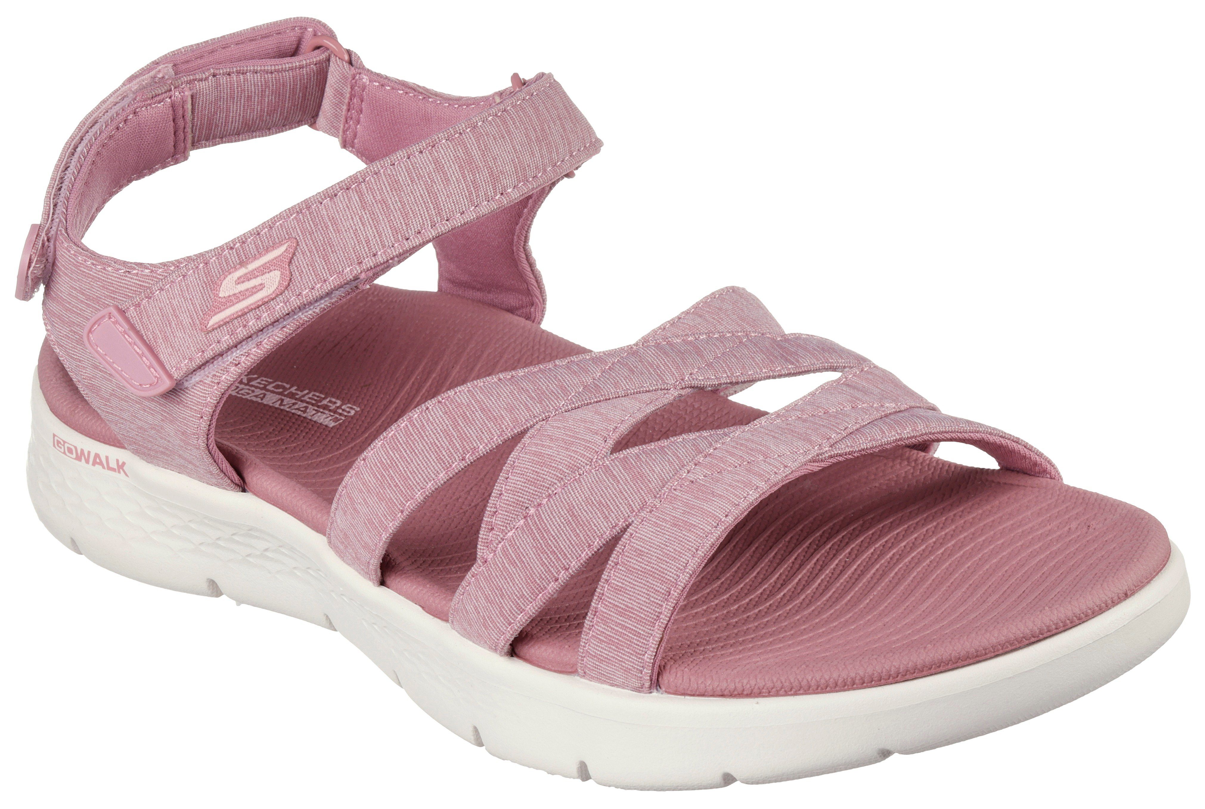 Skechers Sandalen GO WALK FLEX SANDAL-SUNSHINE met praktische klittenbandsluiting