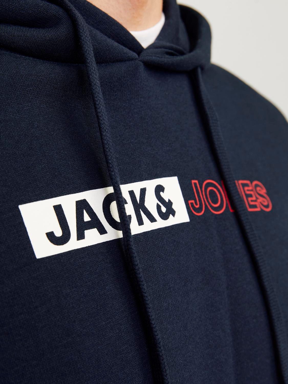 Jack & Jones Hoodie JJECORP LOGO SWEAT HOOD PLAY NOOS