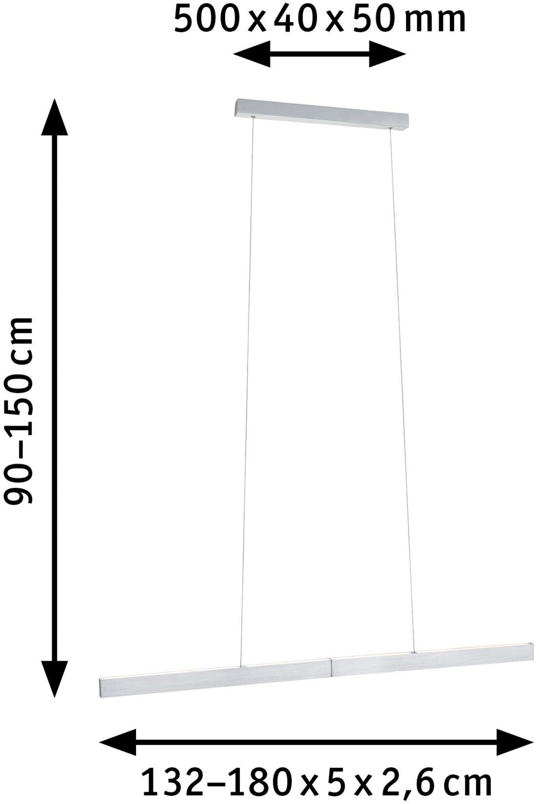 Paulmann Led-hanglamp LED hanglamp Aptare dimbaar