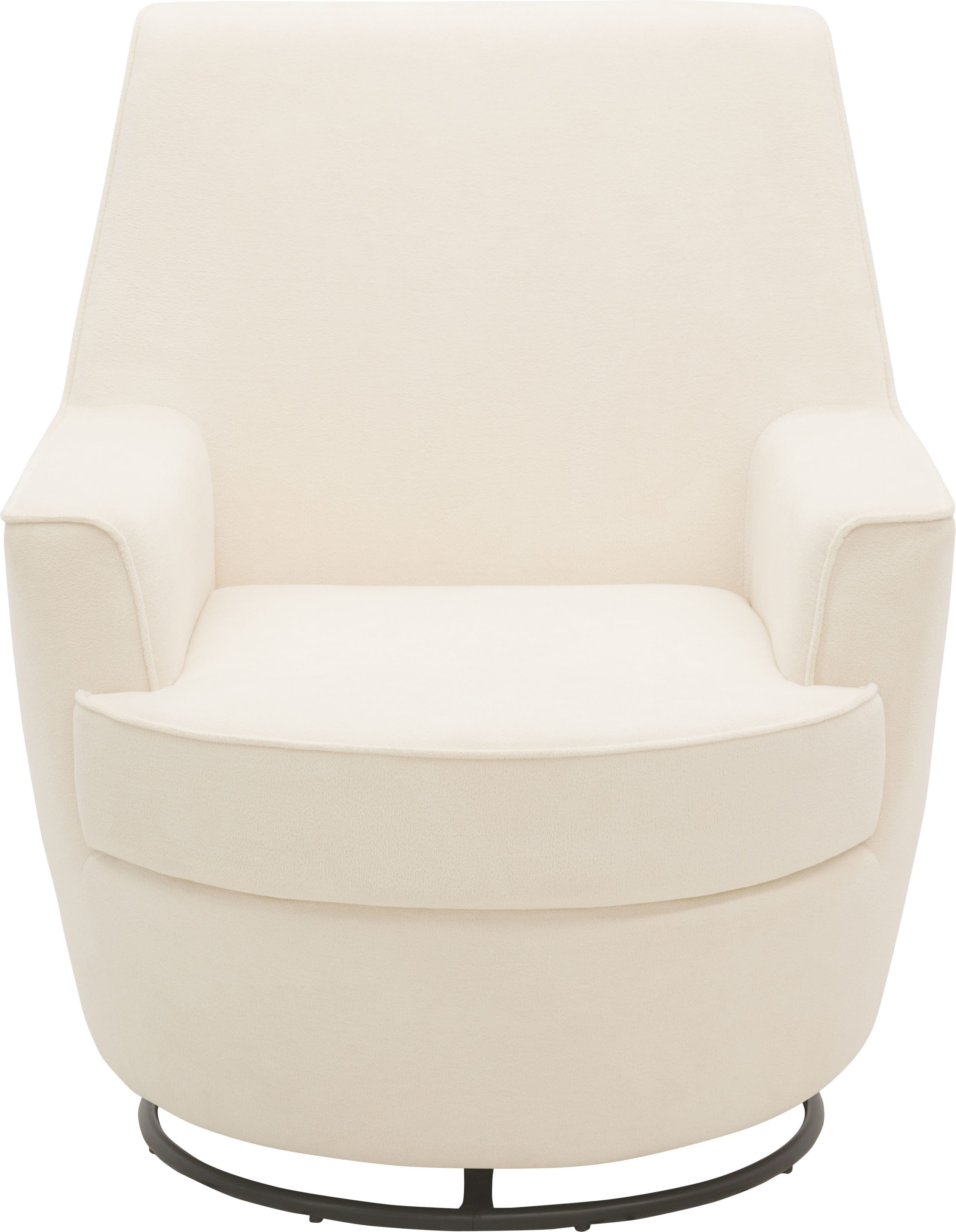 INOSIGN Draaibare fauteuil Hetty, draaistoel met kantelfunctie en poef, leesstoel, armstoel (set, 2 stuks)