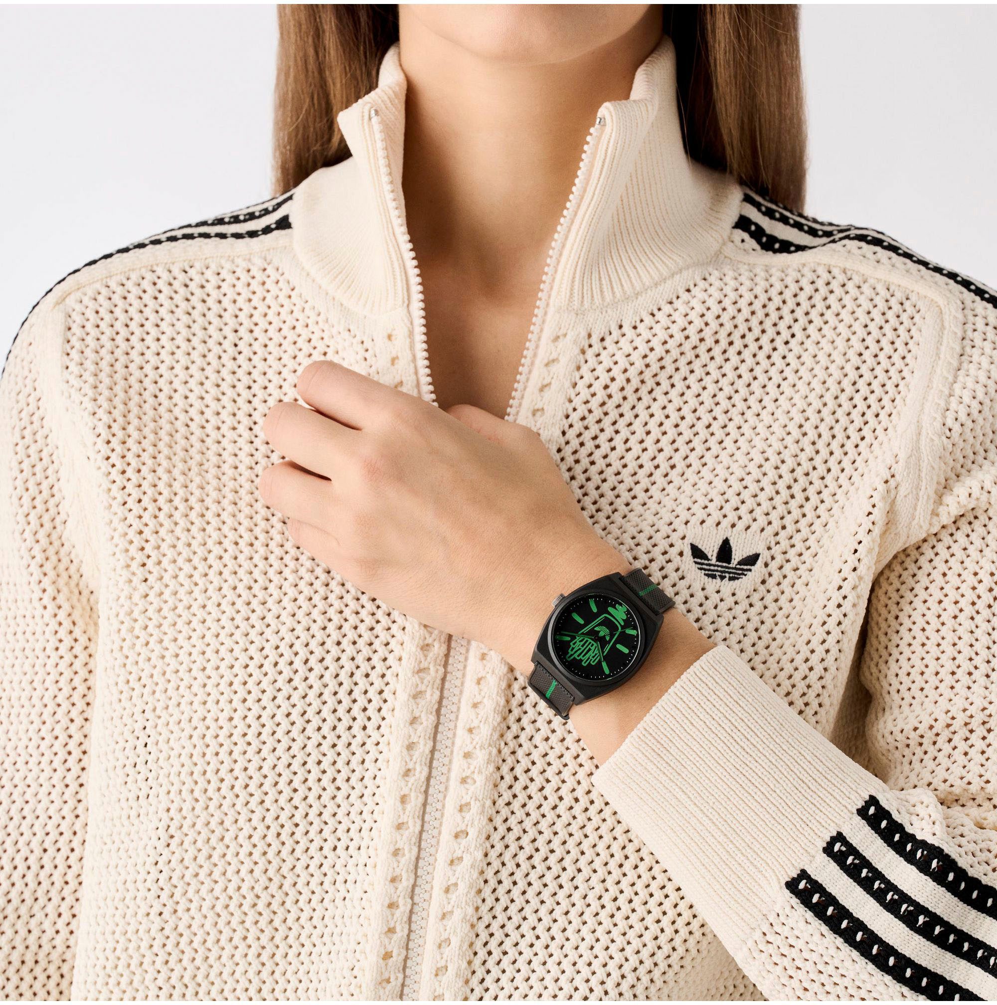 adidas Originals Kwartshorloge PROJECT TWO Polshorloge, herenhorloge, dameshorloge, harsband, waterafstotend tot 5 bar