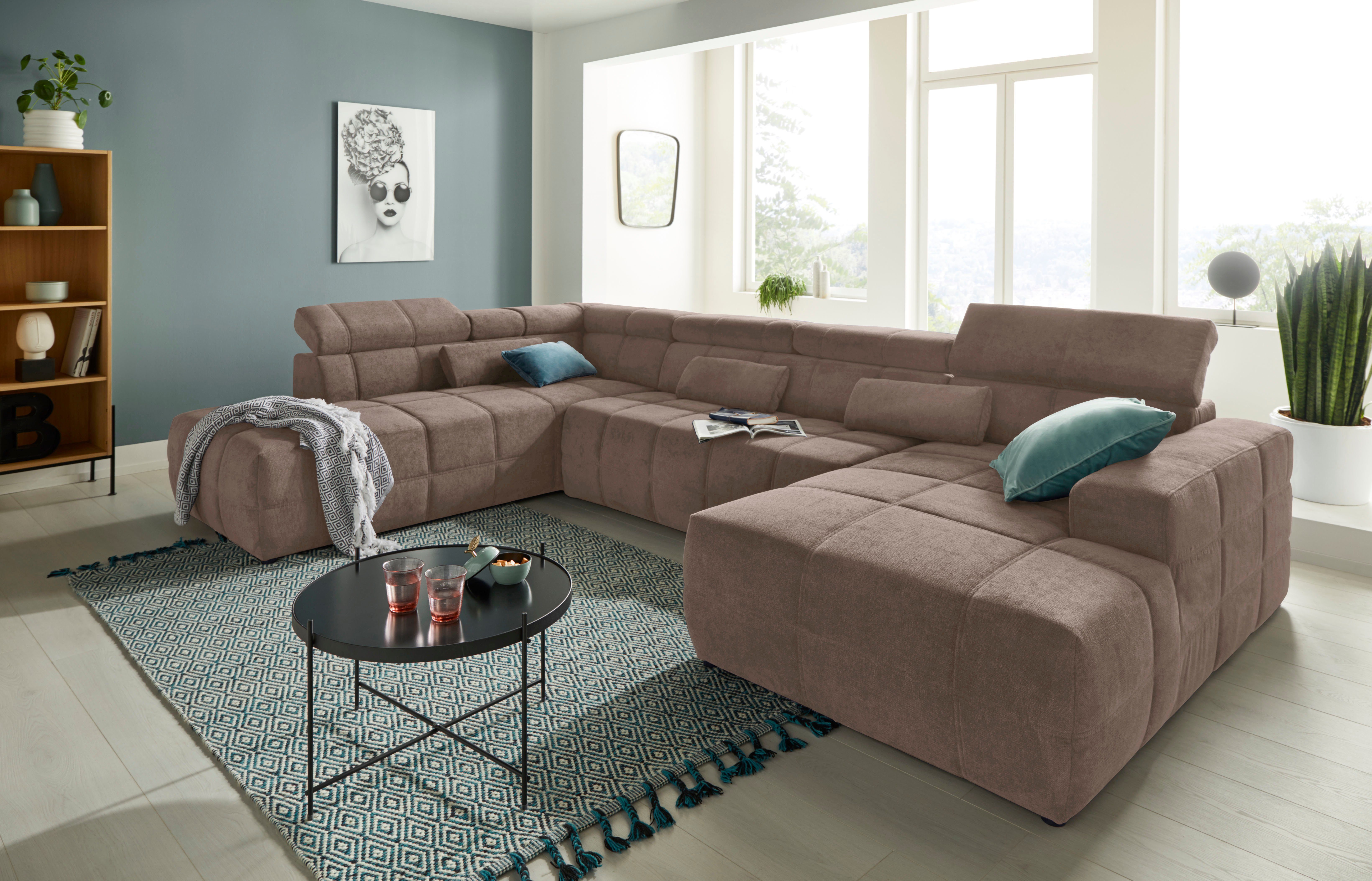 DOMO collection Zithoek Brandon veel bekledingssoorten, ook in cord en leer, incl. nierenkussen