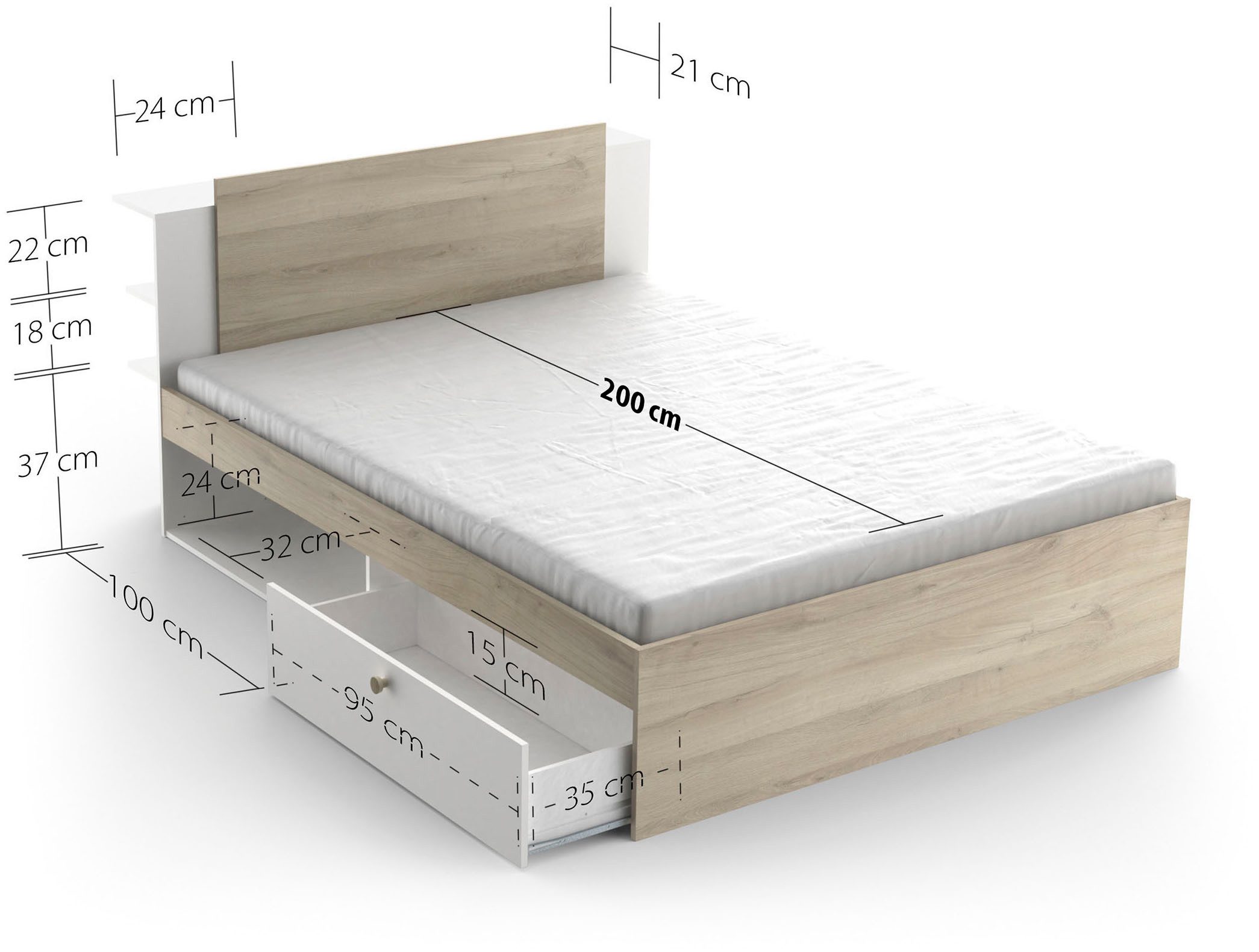 Demeyere GROUP Bedframe LIFE Tijdloze stijl, gemakkelijk te combineren