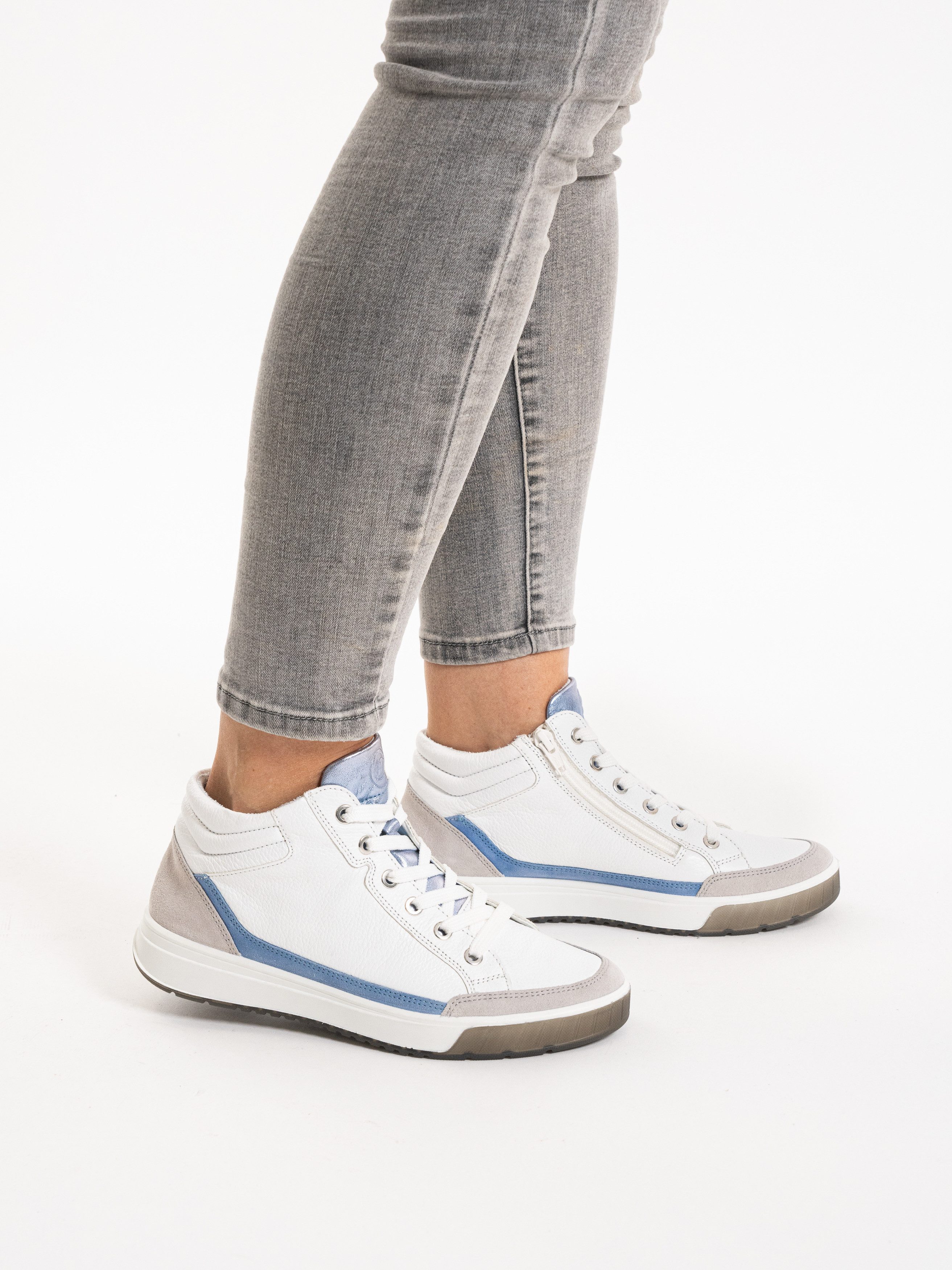 Ara Sneakerboots Rome , veterschoenen, retro sneaker, high top sneaker in g-breedte