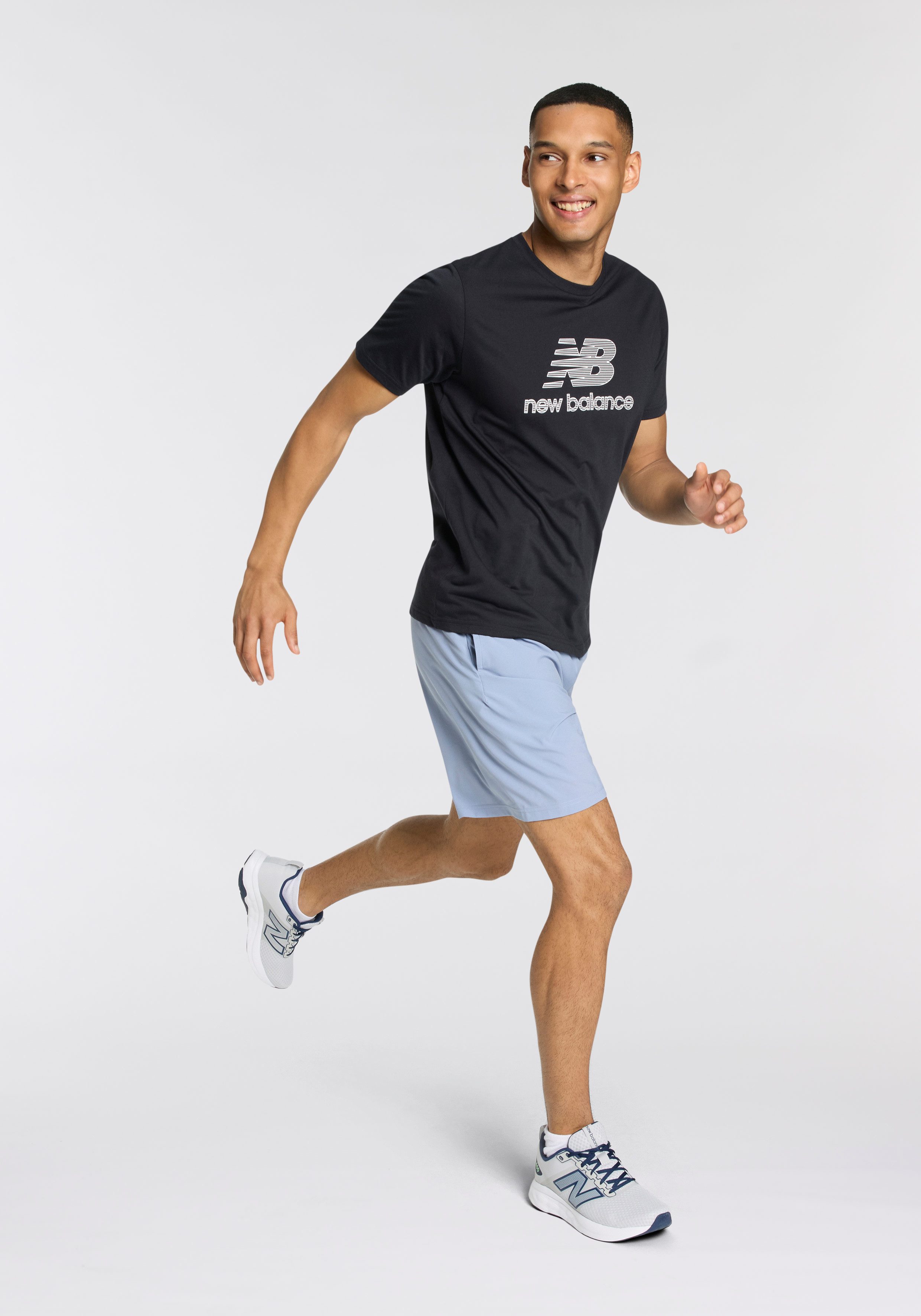 New Balance Runningshirt HEATHERTECH LOGO T-SHIRT