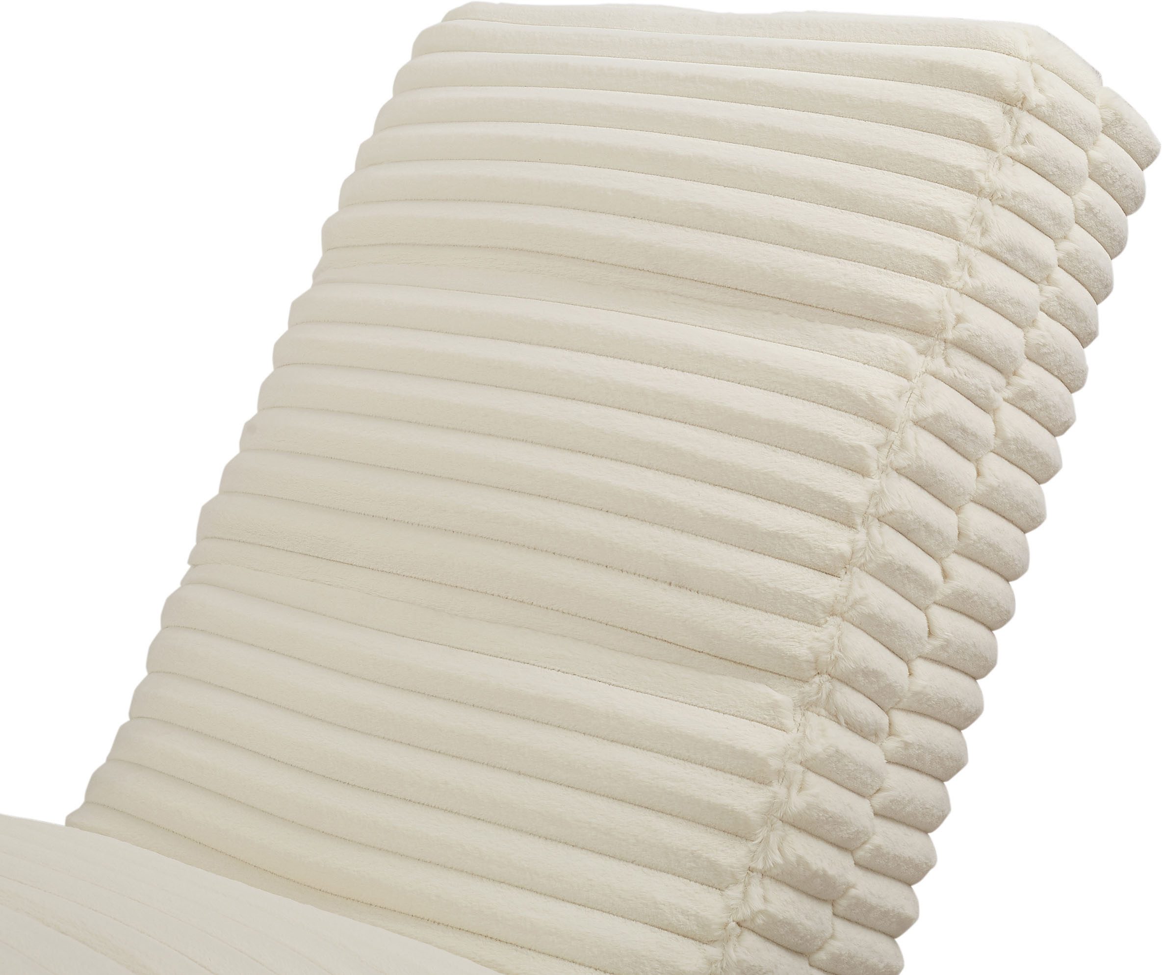 SalesFever Relaxstoel met kruisstepping, bekledingsstof oeko-tex gecertificeerd en pfc-vrij