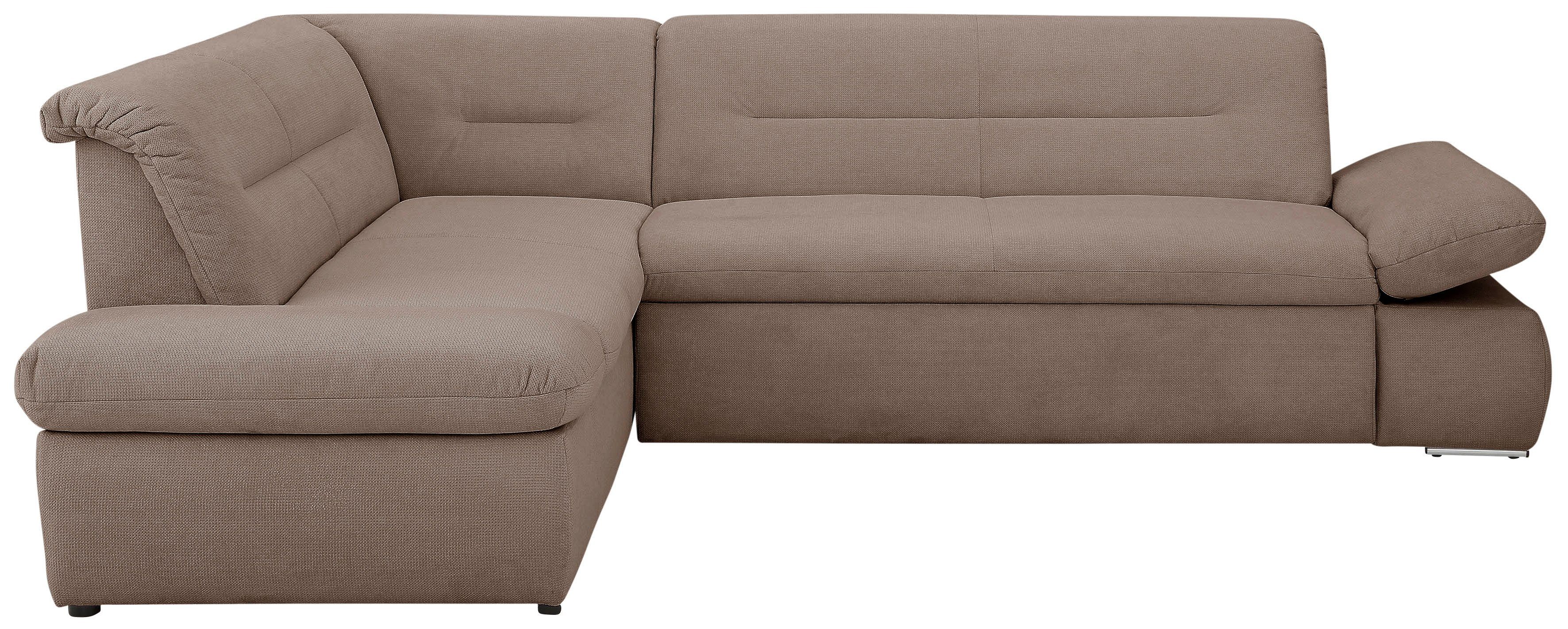 INOSIGN Hoekbank Avesa L-vorm Naar keuze met arm- en slaapfunctie, bxdxh: 275x211x80 cm