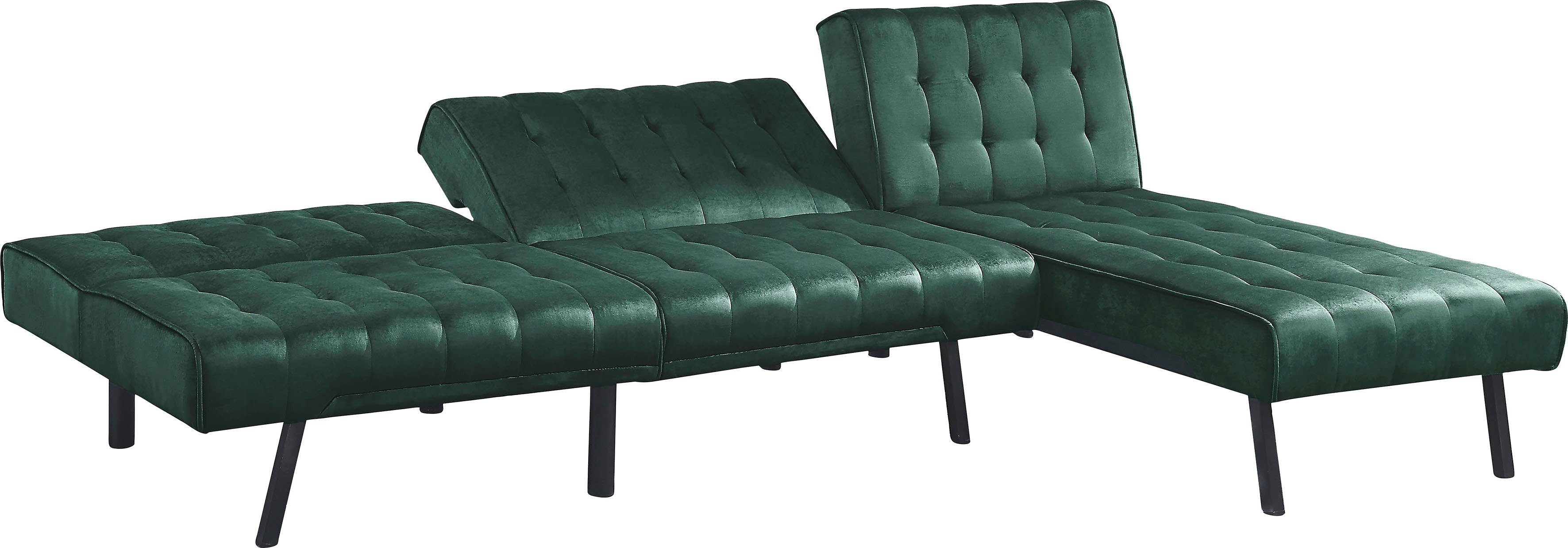 ATLANTIC home collection Relaxstoel Pierre met 3-voudige blokkeerfunctie achter, met golfvering