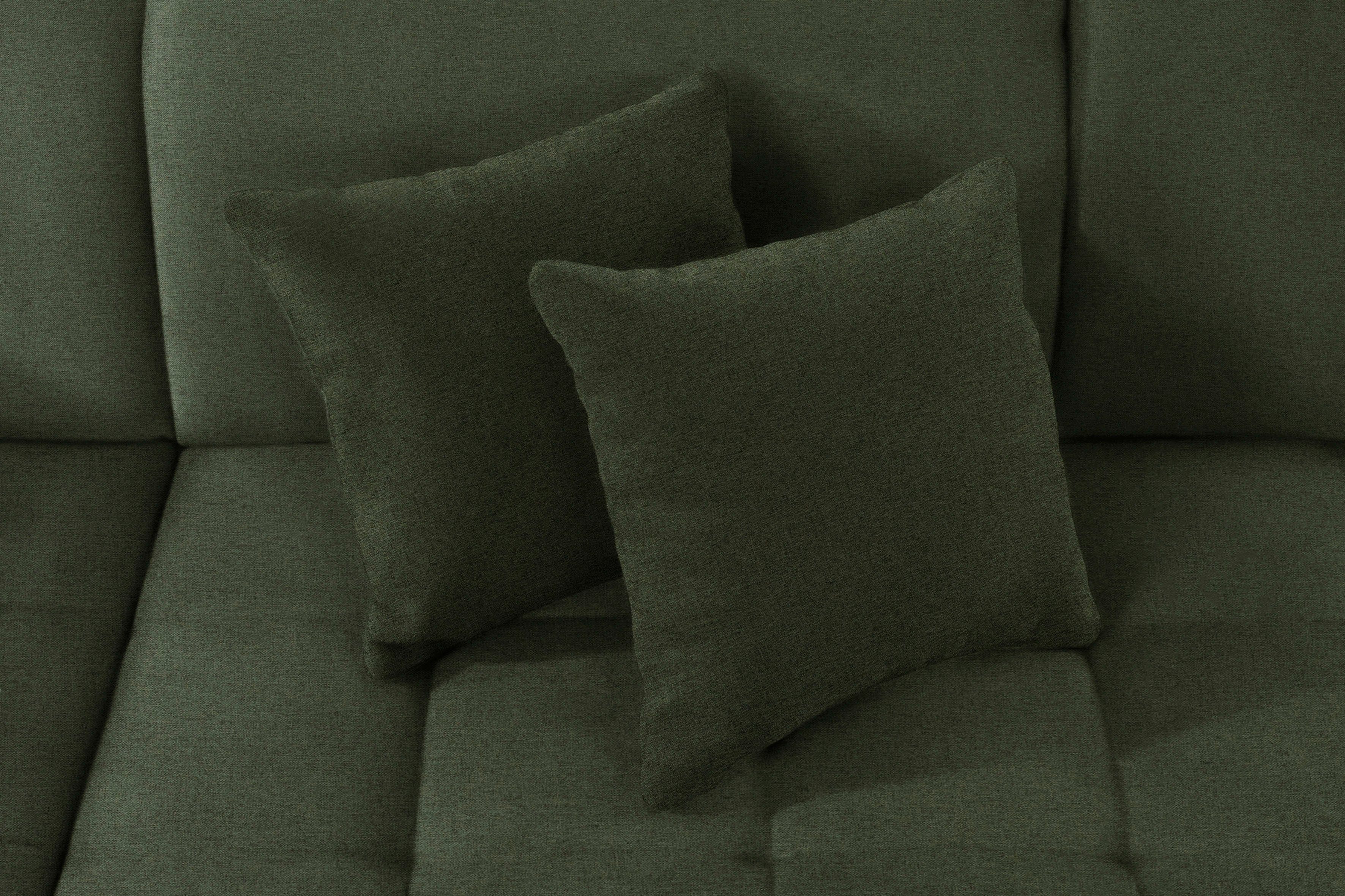 DOMO collection Hoekbank Franzi, tijdloos en elegant, moderne zittingstikking, L-Vorm