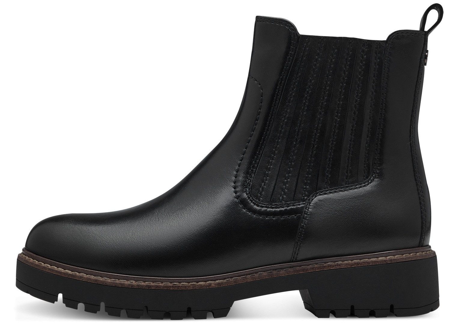 Tamaris Chelsea-boots hakken, enkellaars, zakelijke schoen met touch it-uitrusting