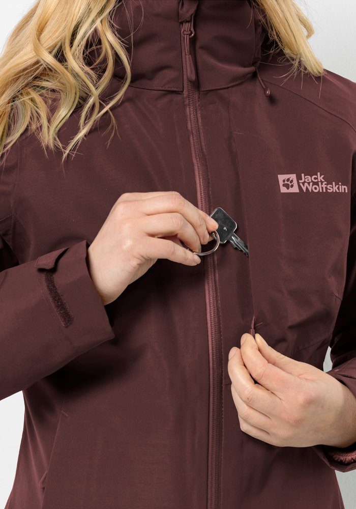 Jack Wolfskin Functioneel 3-in-1-jack BERGLAND 3IN1 JKT W