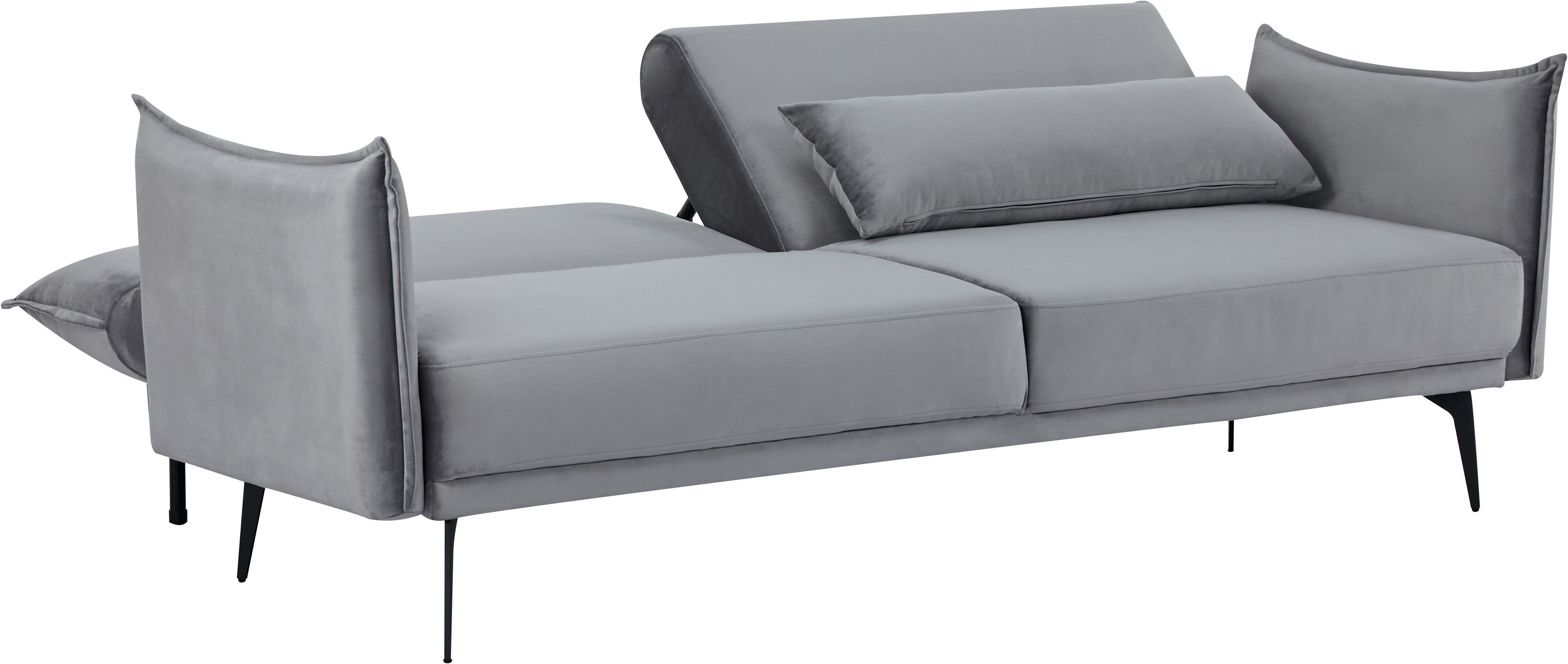 INOSIGN Slaapbank TULARE, 204 cm, opklapbare 3-zits met verstelbare rugleuning,