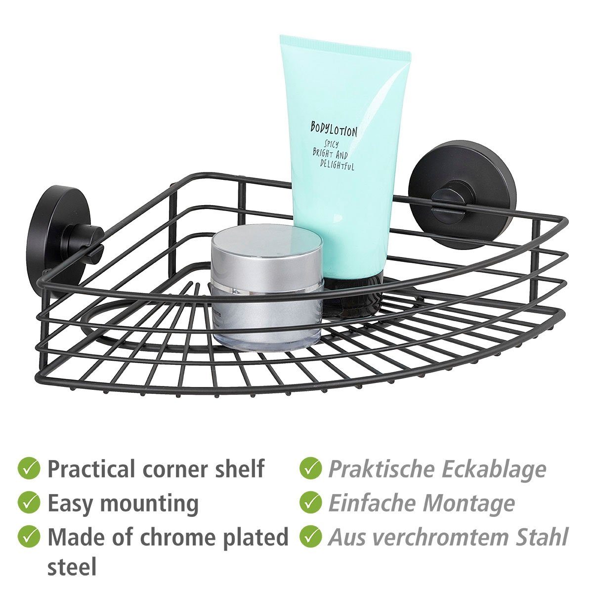 WENKO Doucherekje Vacuum-Loc
