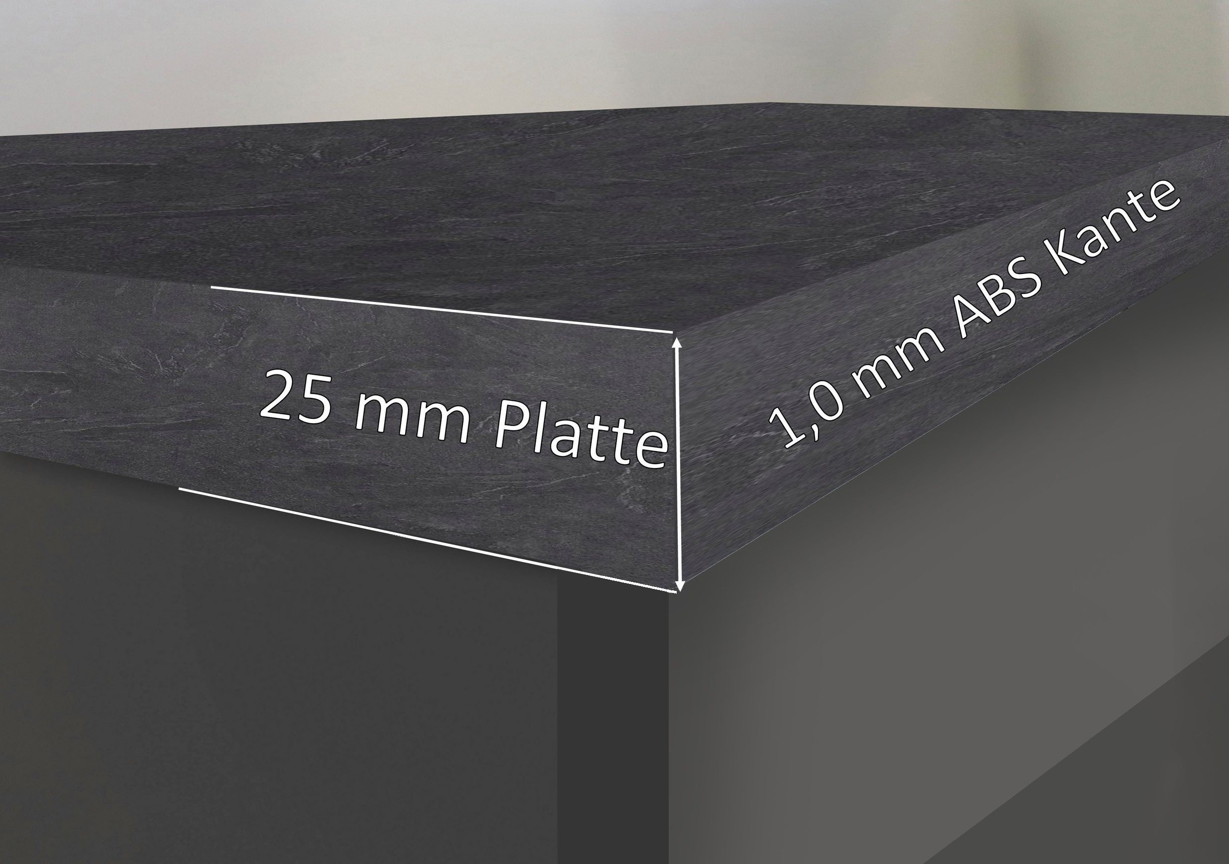 Kochstation Keukenrek Sole, plank, staande plank, keukenkast, opbergrek Combineerbaar met keukeneiland serie Sole kookstation