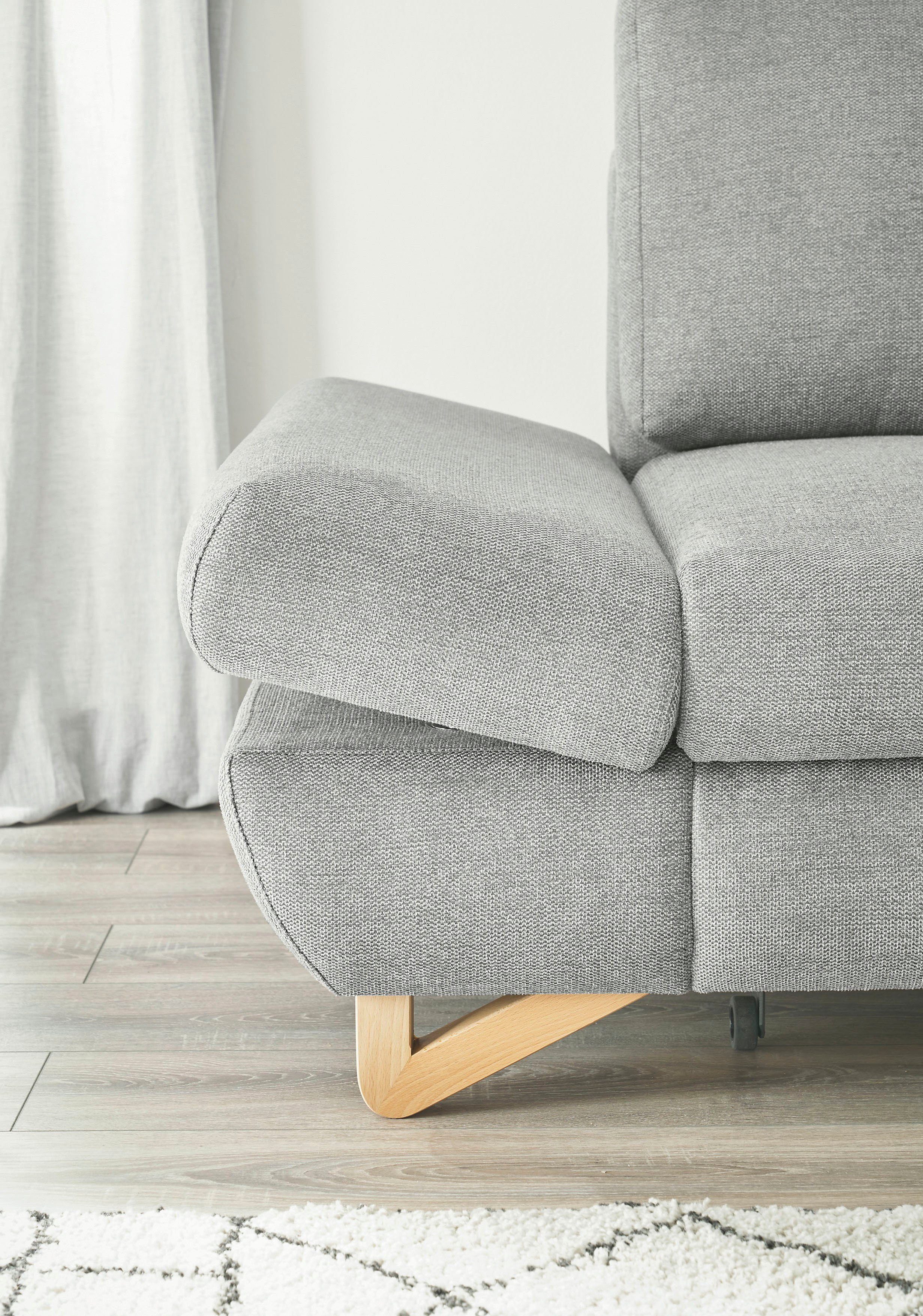 INOSIGN Slaapbank City/Giron comfortabele slaapbank (ligoppervlak 245 x 138 cm) en bedlade