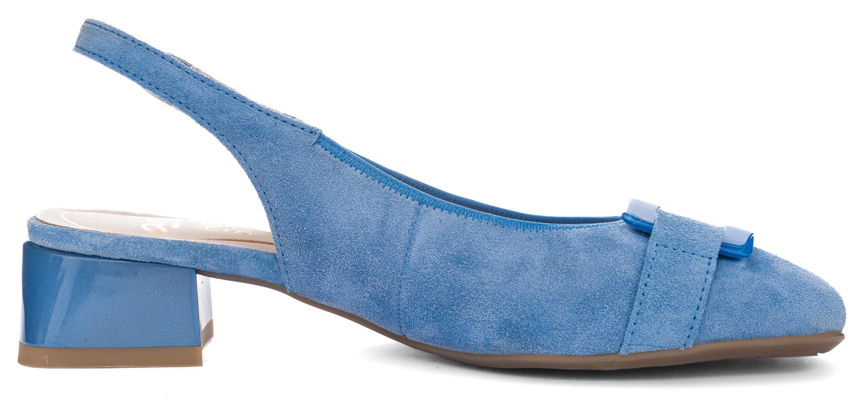 Ara Slingback pumps Graz , sling pumps, feestdag schoen met blokhak, h-breedte