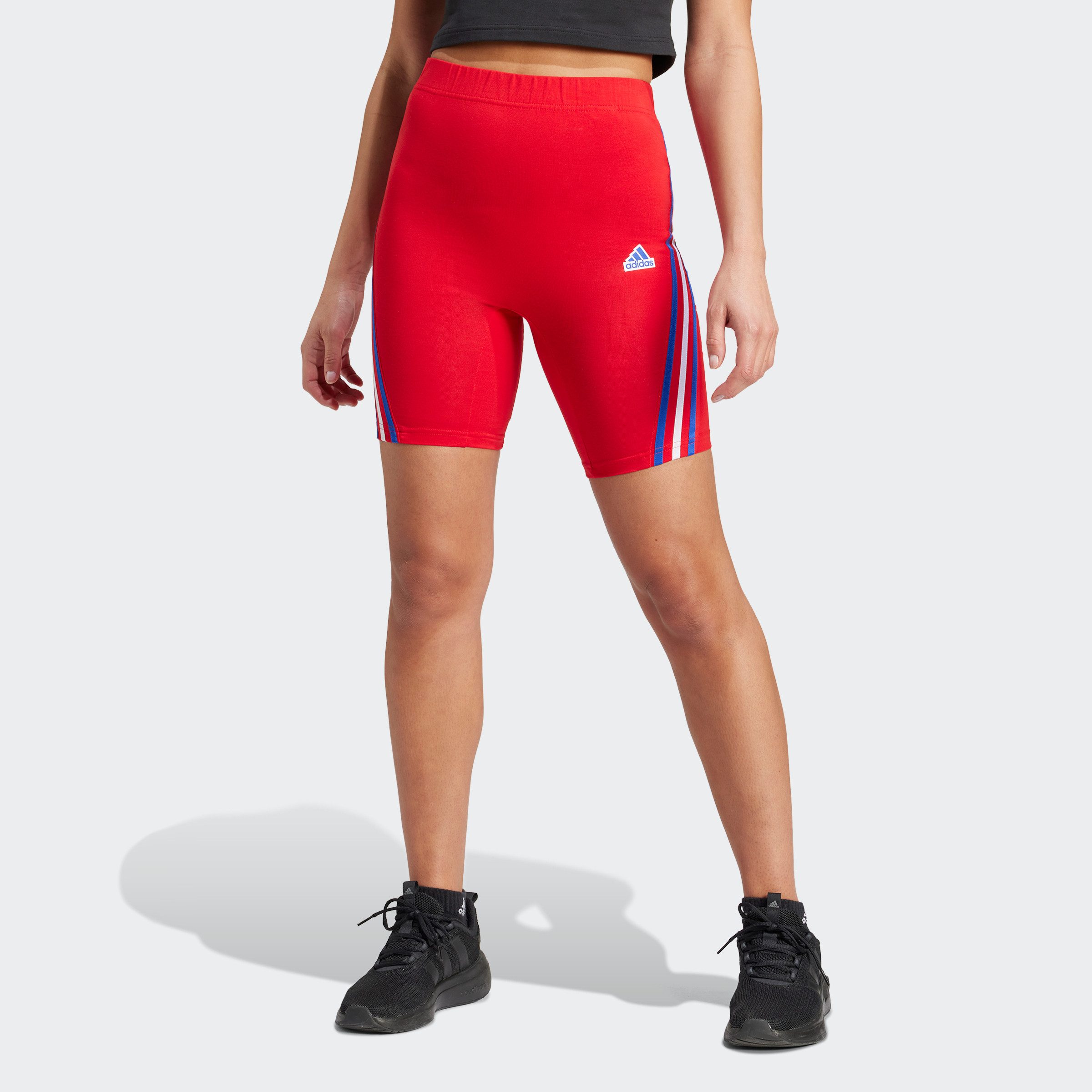 adidas Sportswear Short W FI 3S BIKER (1-delig) dames shorts maat S rood
