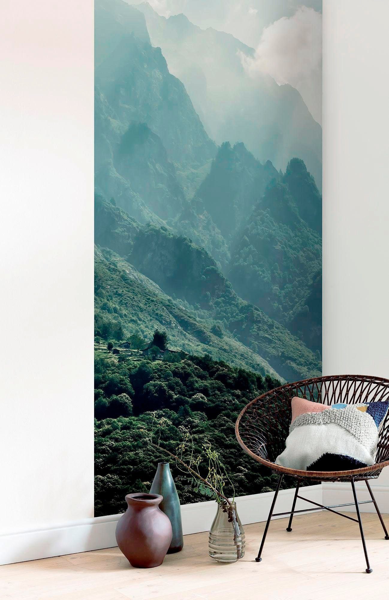 Komar Vliesbehang Digitale print vlies - The Summit Panel - Afmeting 100 x 250 cm (1 stuk)