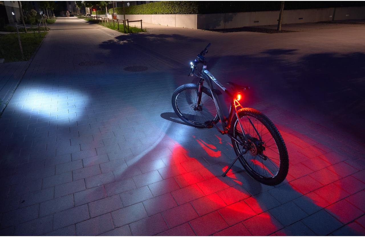 Fischer Fietsverlichting Accu-USB-led verl.-Set vloerverl. 60 lux (3-delig)