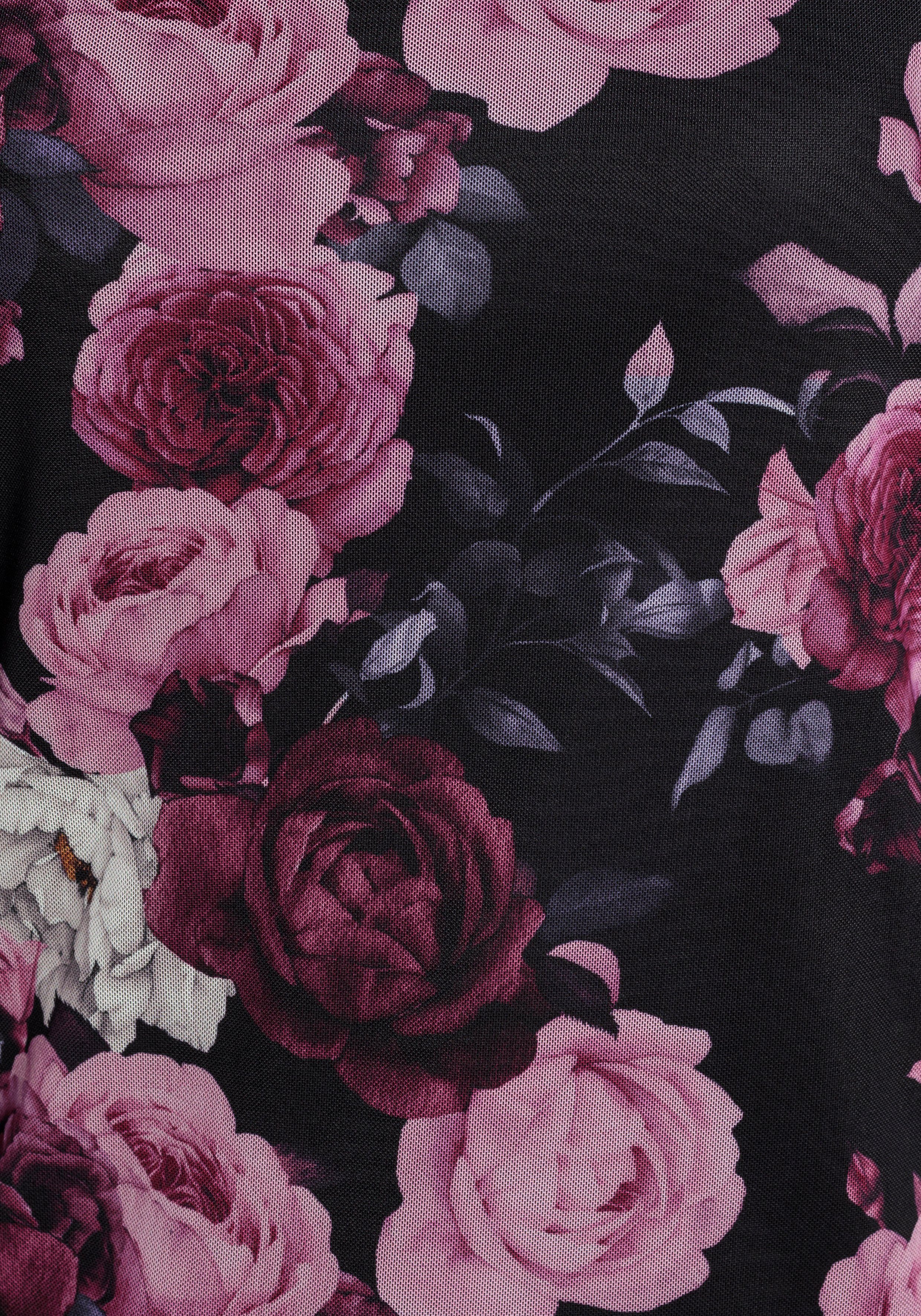 Melrose Blouse met lange mouwen met elegante bloemenprint - nieuwe collectie