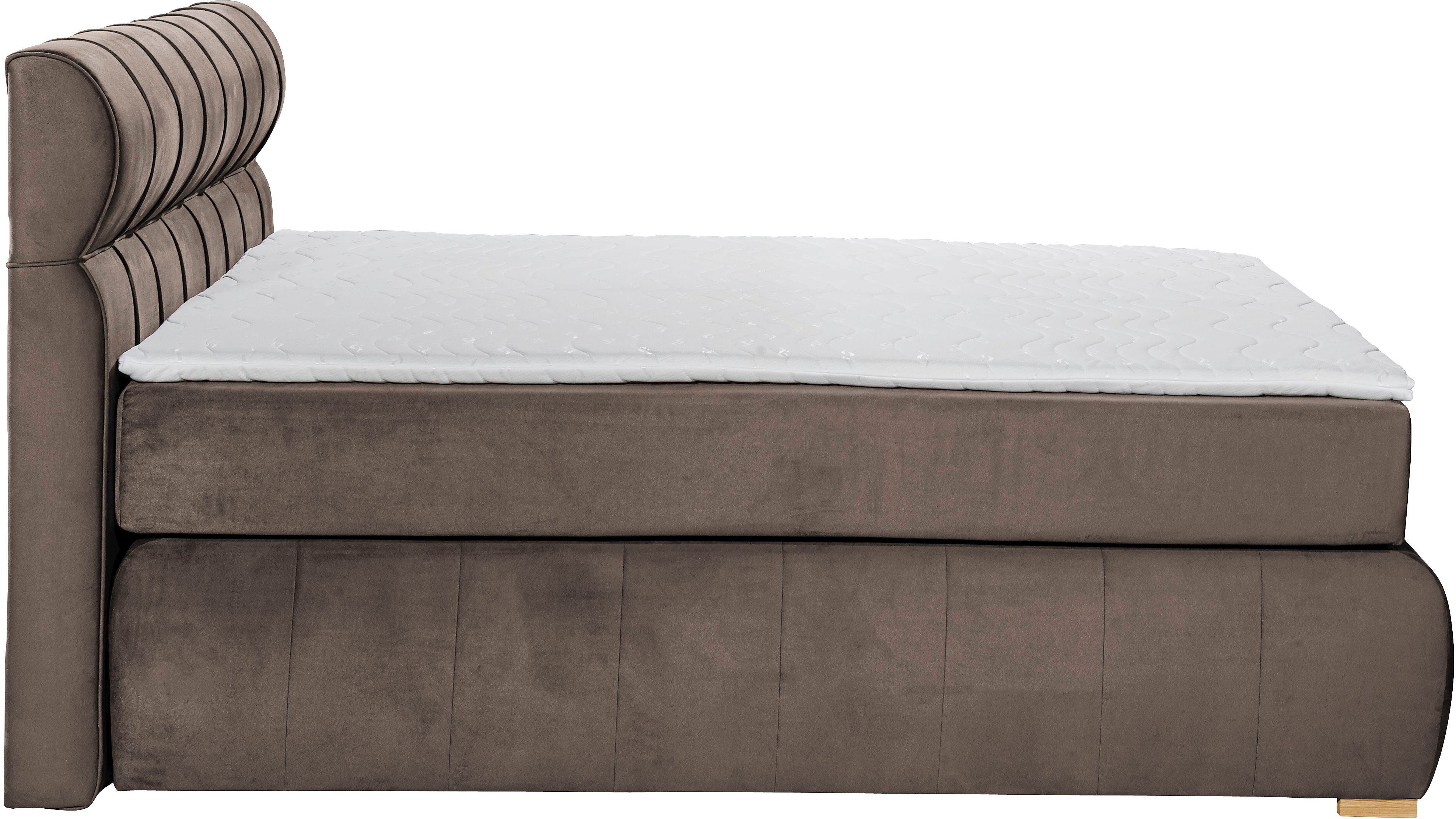 Places of Style Boxspring Felicia in h4, incl. matrastopper en bedbox