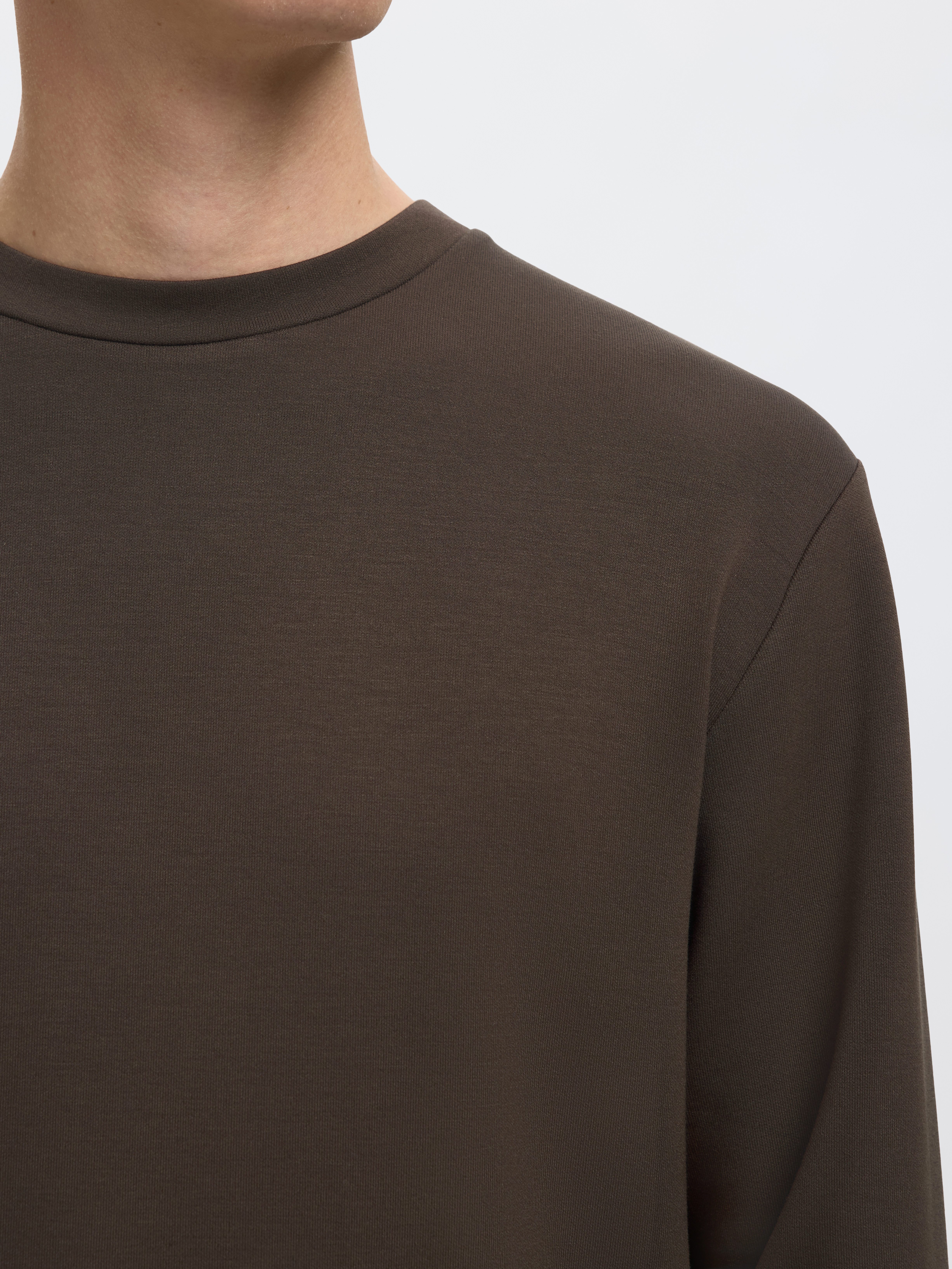 SELECTED HOMME Sweatshirt SLHEMANUEL SOFT CREW NECK SWEAT NOOS