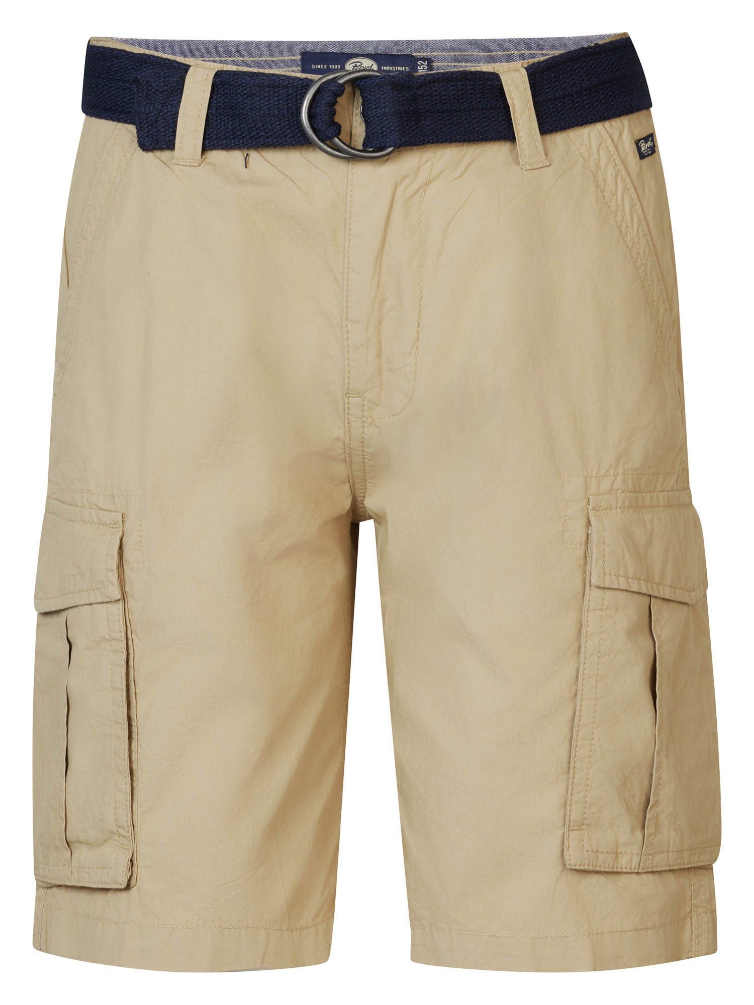 Petrol Industries Cargoshort met riem - voor jongens (2-delig) jongens cargobroeken maat 152 beige