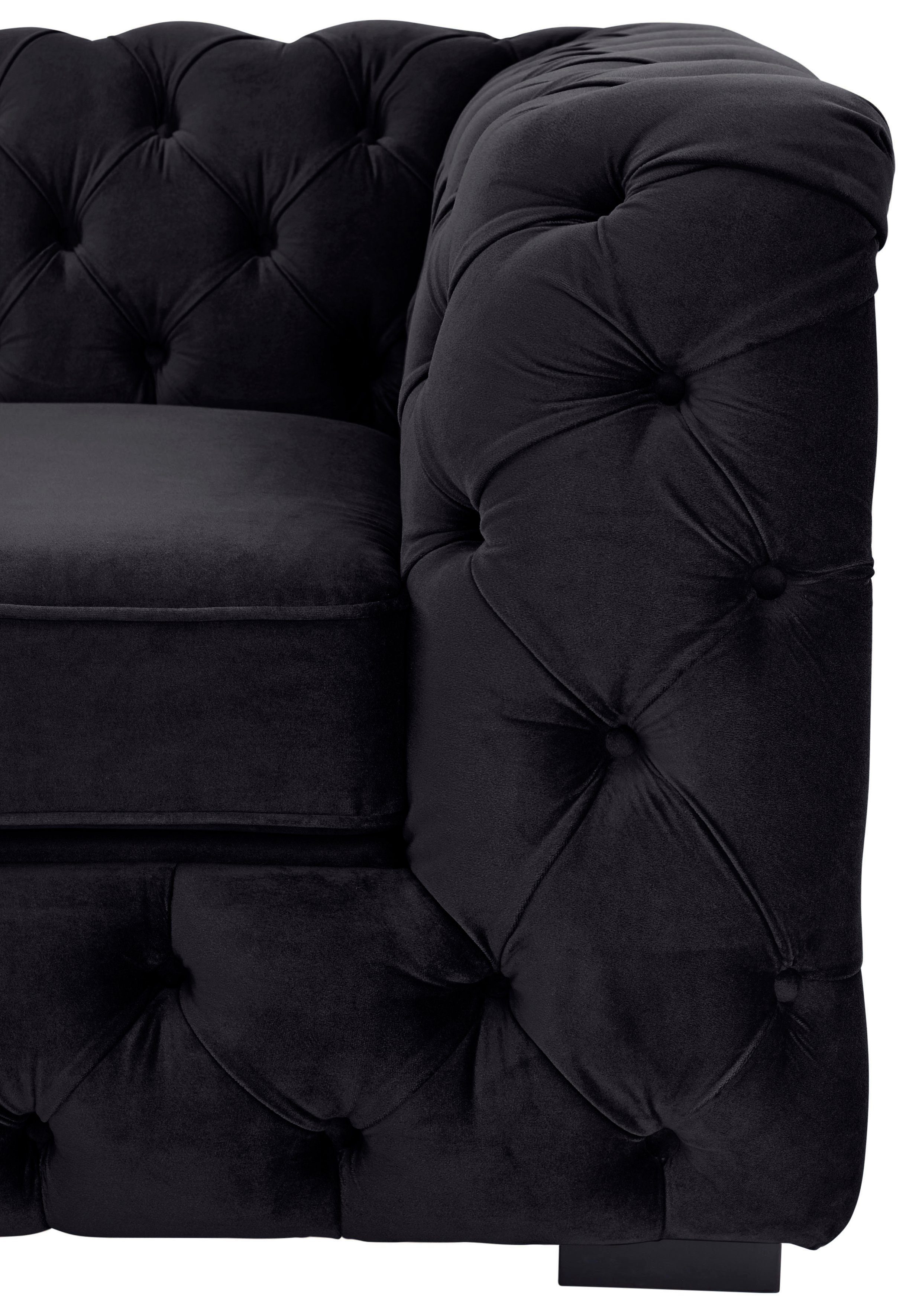 Guido Maria Kretschmer Home&Living Chesterfield-bank Kalina met klassieke chesterfield-capitonnage