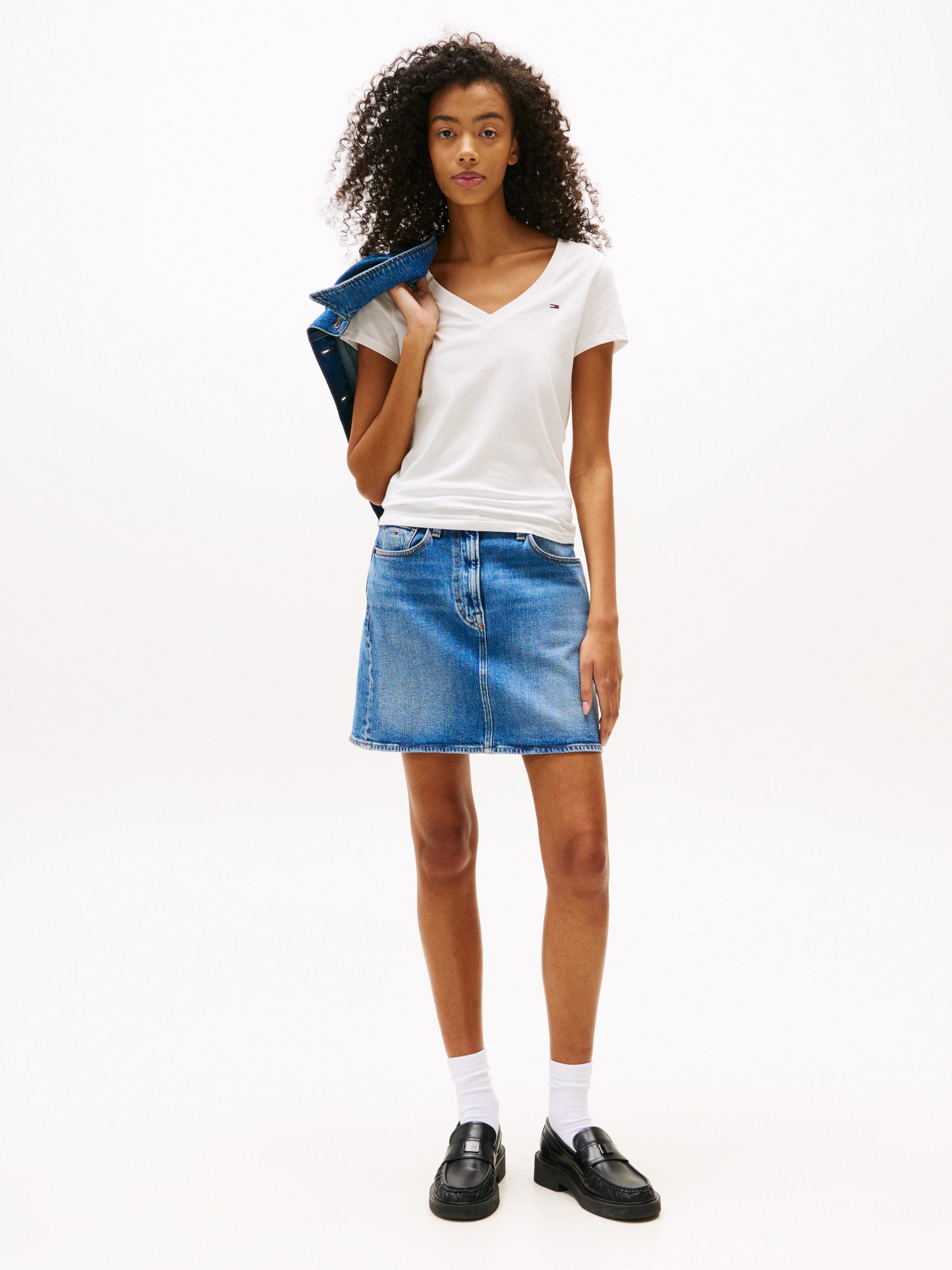 TOMMY JEANS T-shirt TJW 2PACK V-NECK TEE (set, 2-delig, 2 stuks)