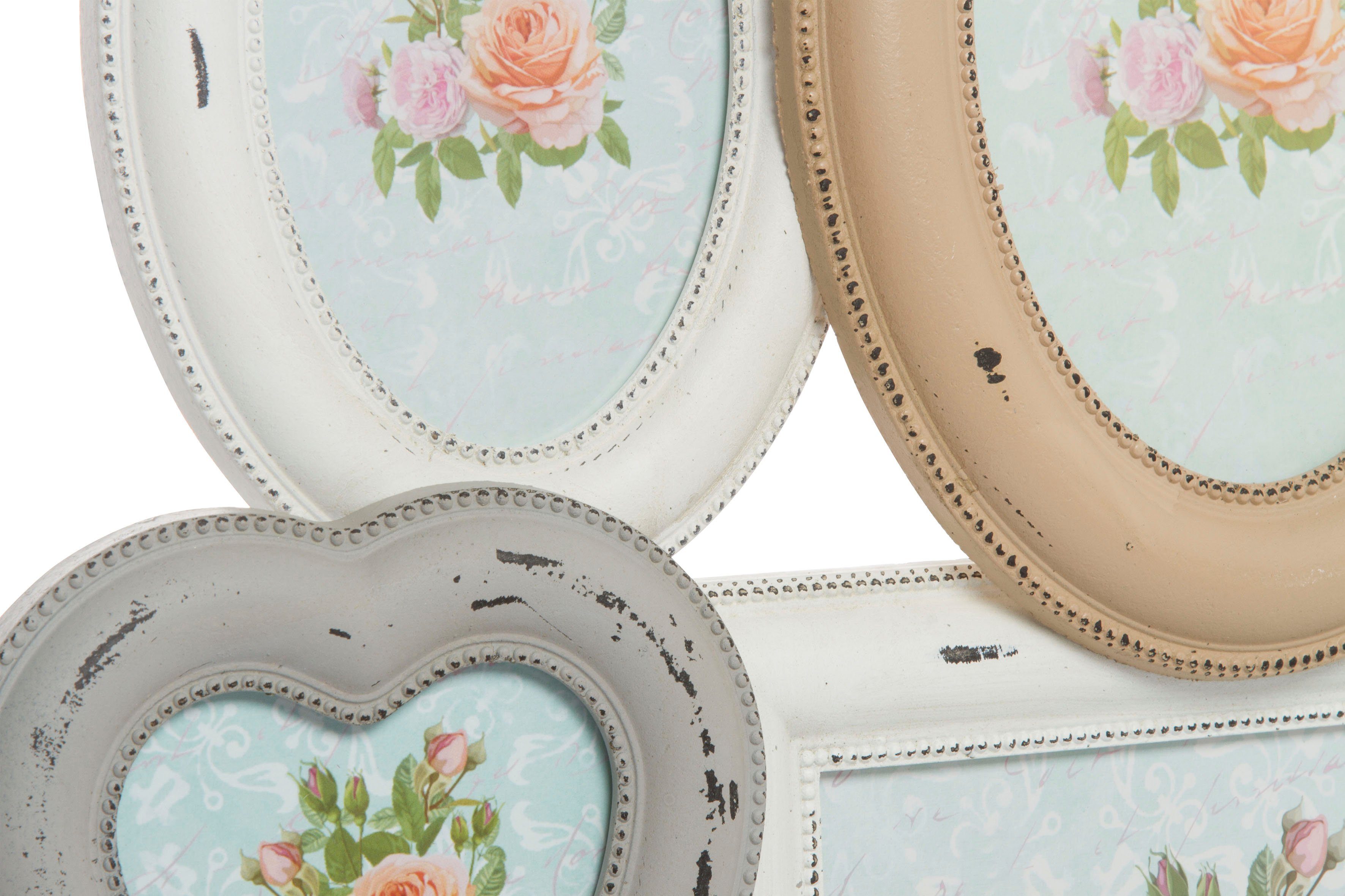Myflair Möbel & Accessoires Fotolijstcollage Berit, wit Fotolijstje, voor verschillende fotoformaten, Shabby look (1 stuk)